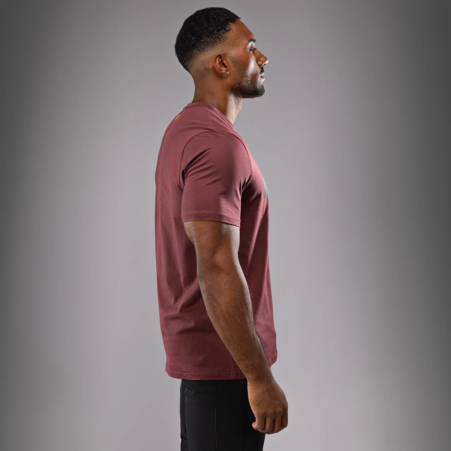 Venum Tactical XT T-Shirt - Schwarz/Burgund/Gold - Image 4