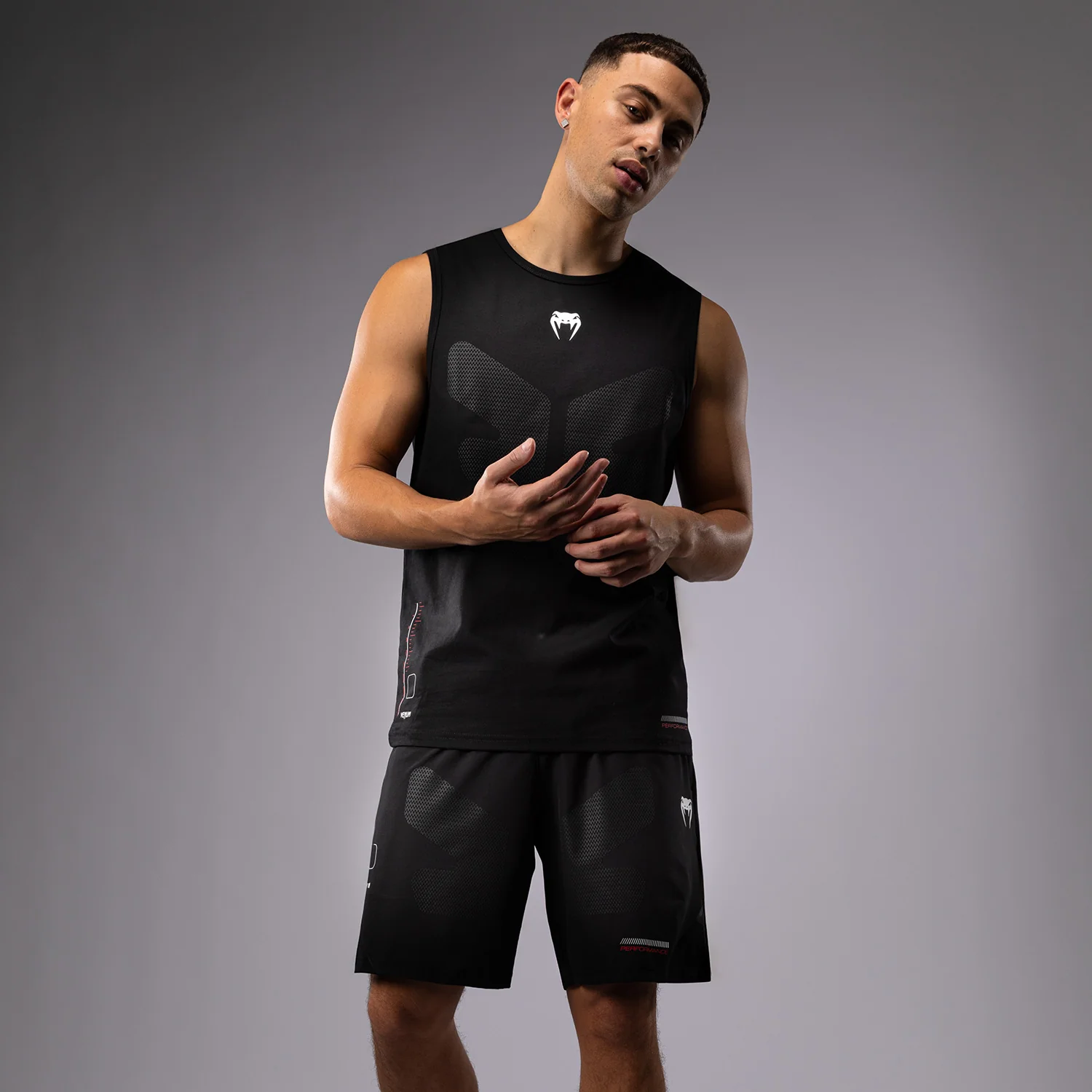 Venum Tactical XT Tank Top - Schwarz/Feuerrot