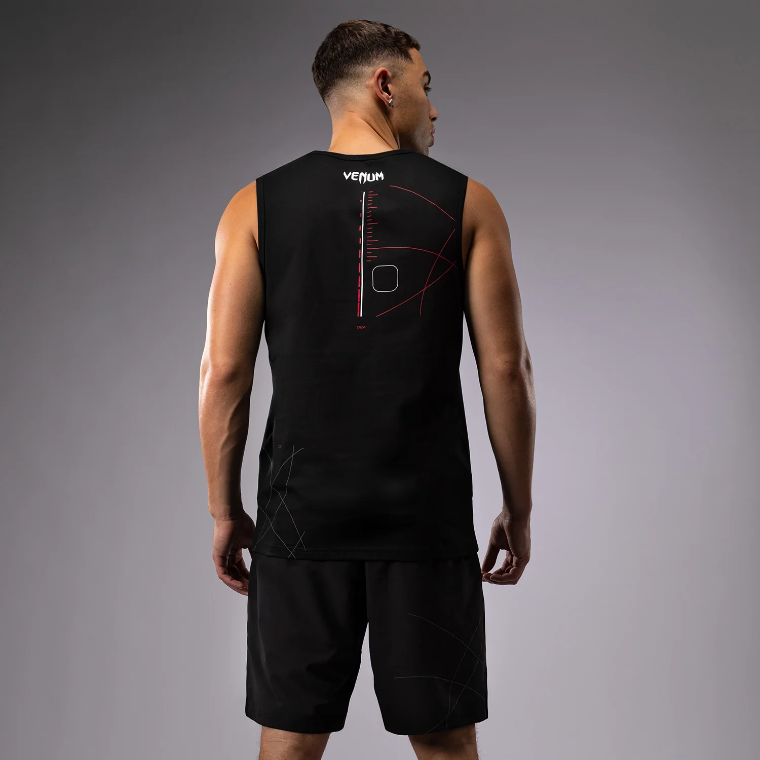 Venum Tactical XT Tank Top - Schwarz/Feuerrot - Image 2