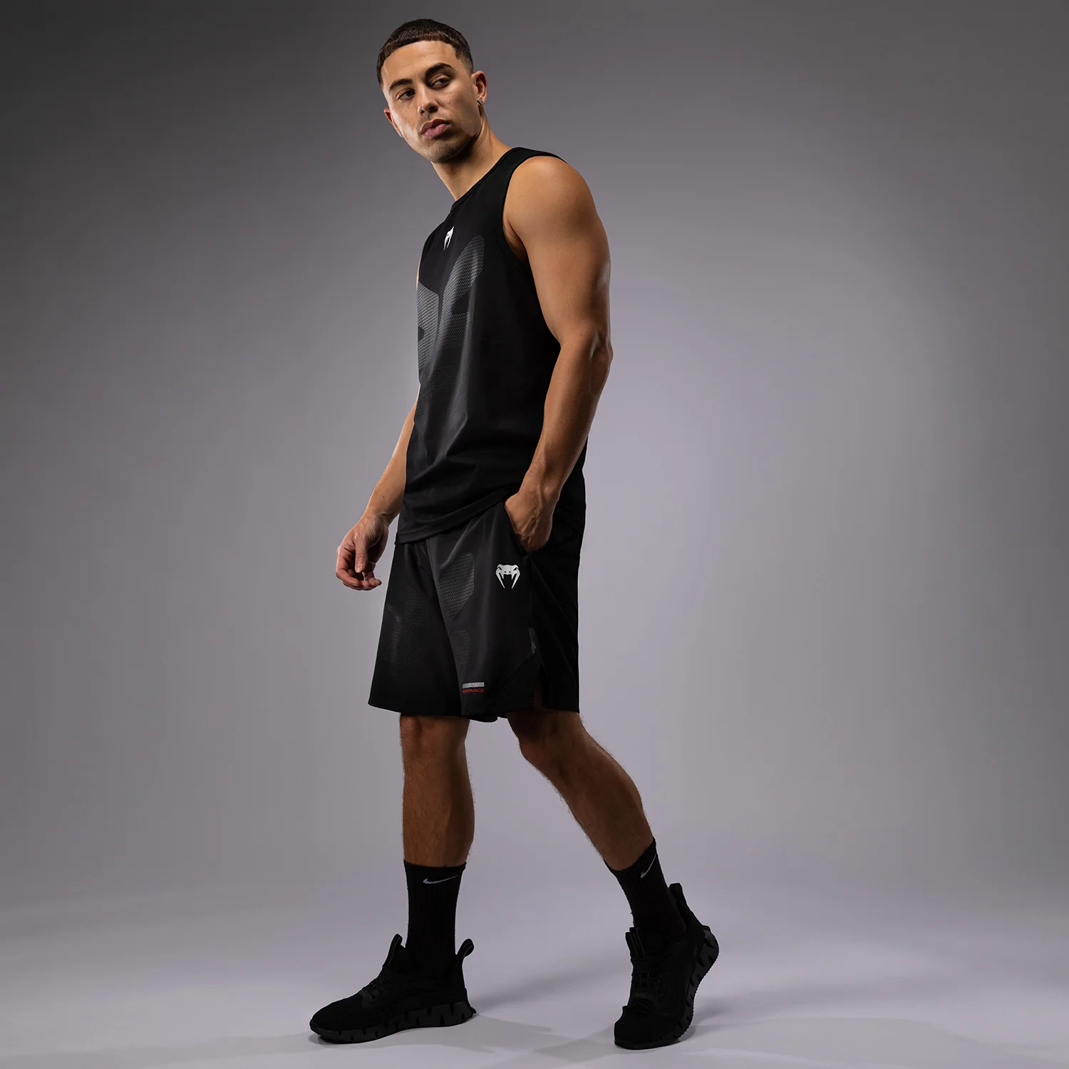 Venum Tactical XT Tank Top - Schwarz/Feuerrot - Image 3