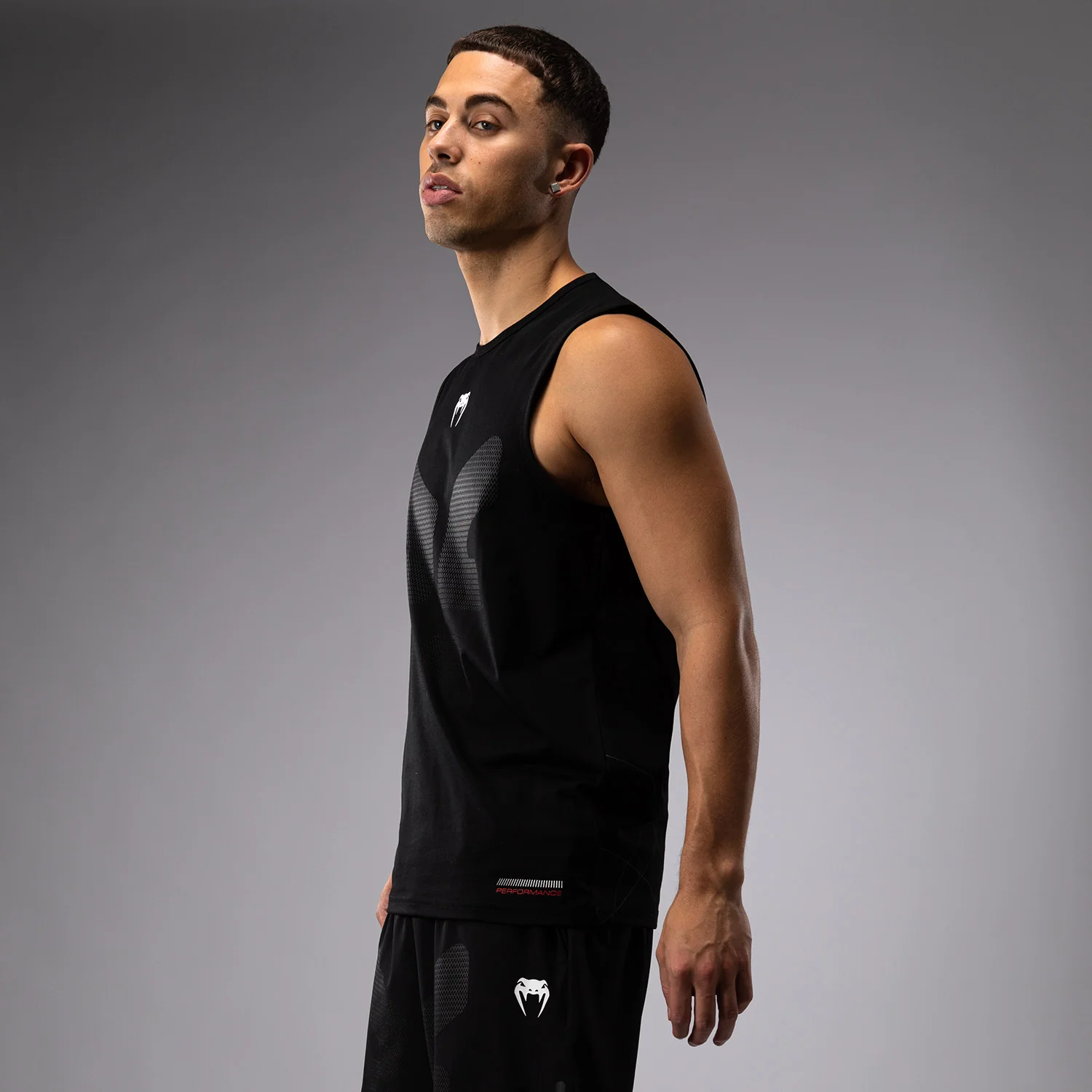 Venum Tactical XT Tank Top - Schwarz/Feuerrot - Image 4