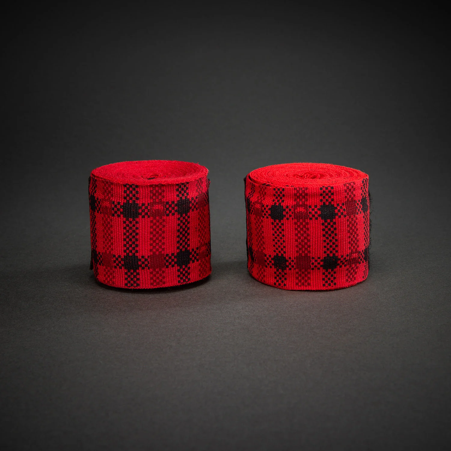 Venum Kontact Evo Tartan Boxing Bandagen - Fury Rot