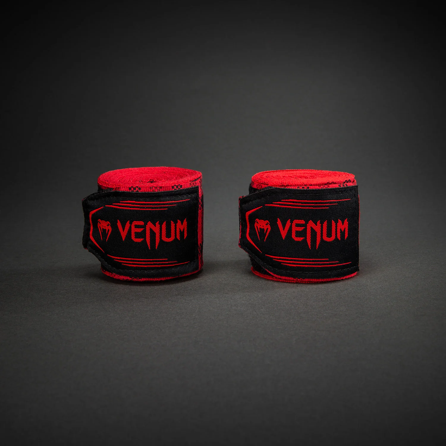 Venum Kontact Evo Tartan Boxing Bandagen - Fury Rot - Image 2