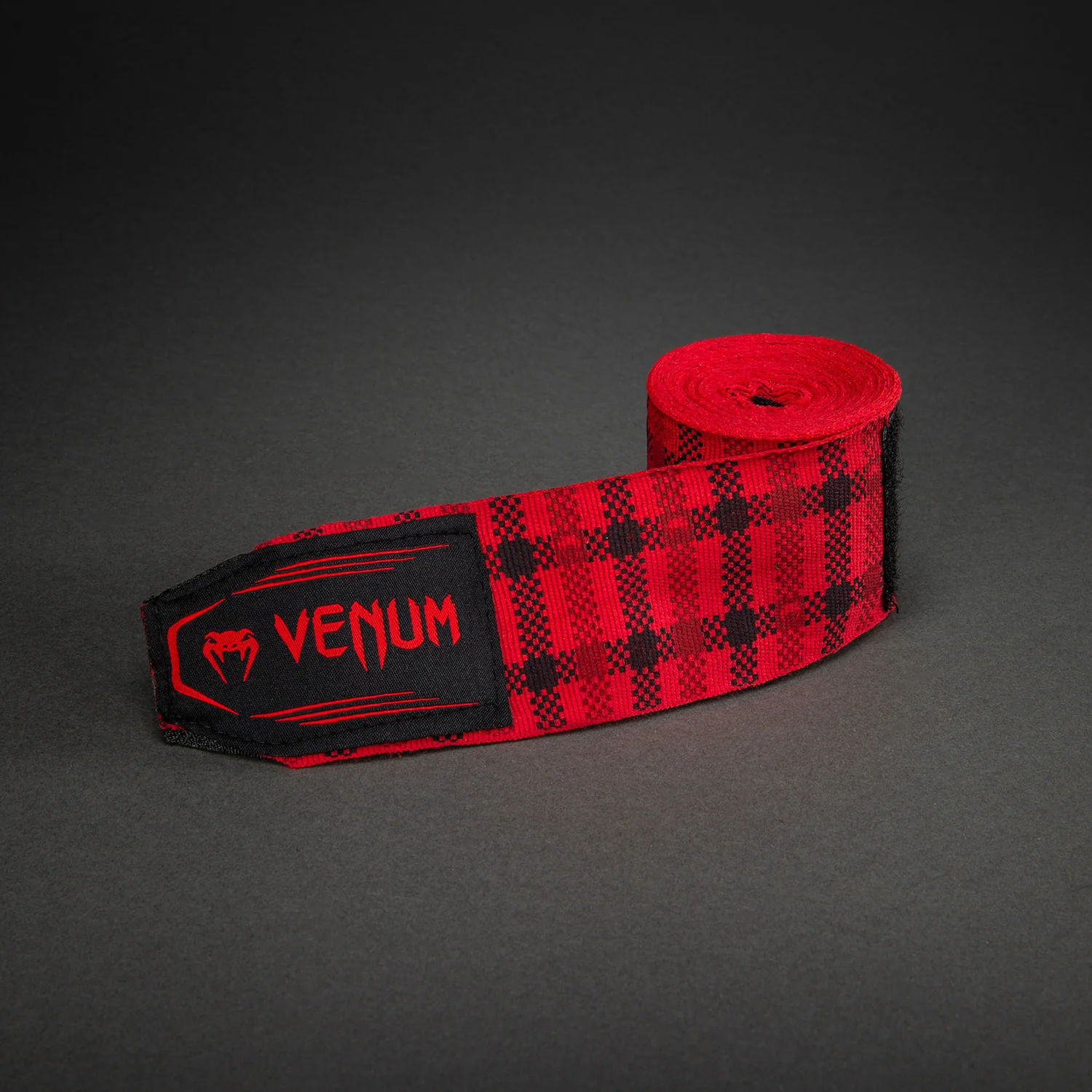 Venum Kontact Evo Tartan Boxing Bandagen - Fury Rot - Image 3
