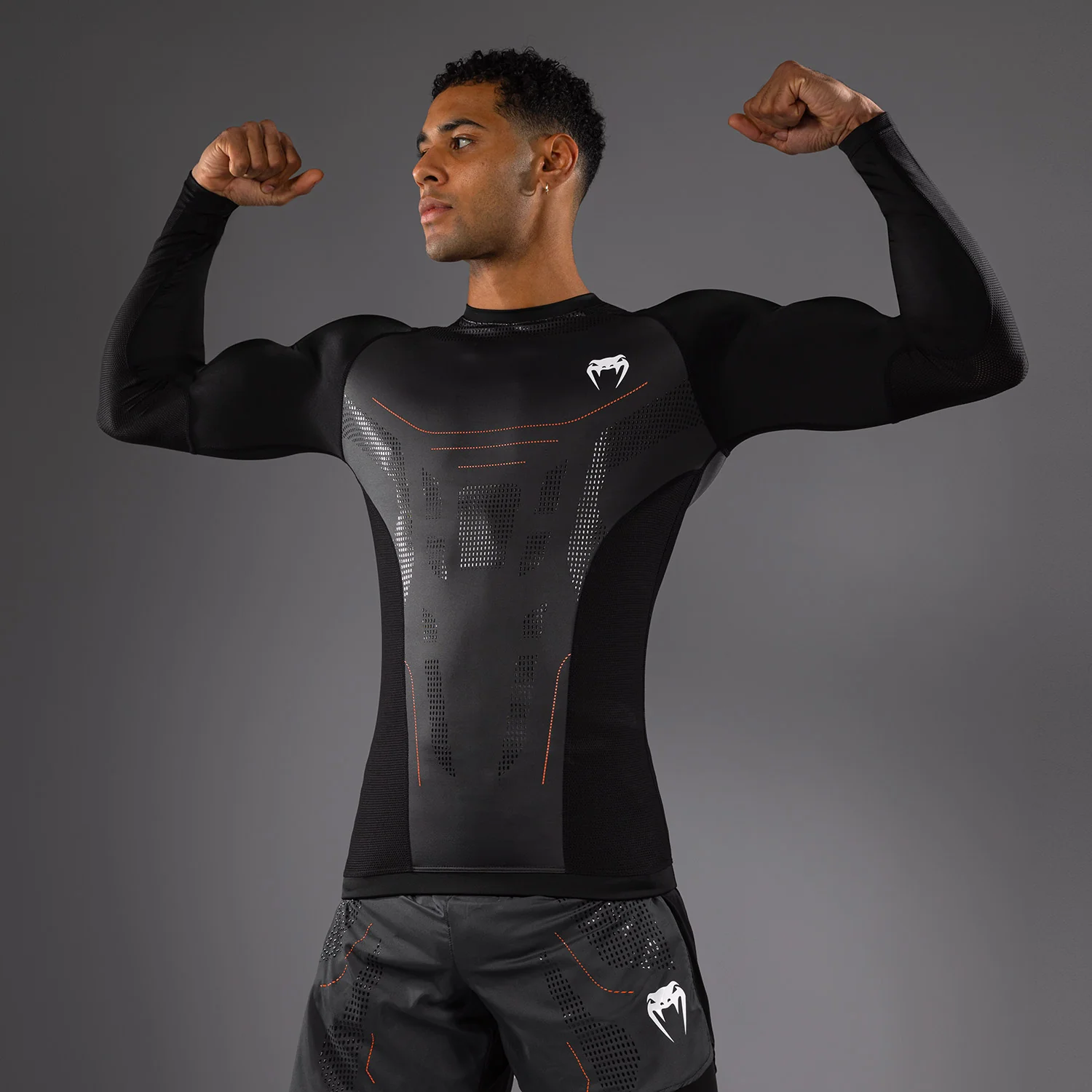 Venum Technical 3.0 Langarm Rashguard - Graphit - Image 6