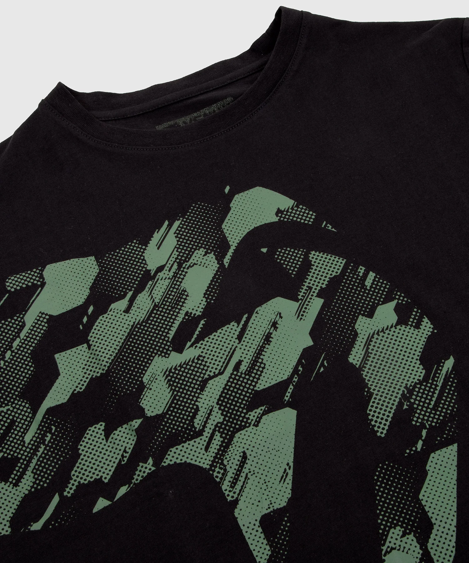 Venum Tecmo Giant T-Shirt - Schwarz/Khaki - Image 5