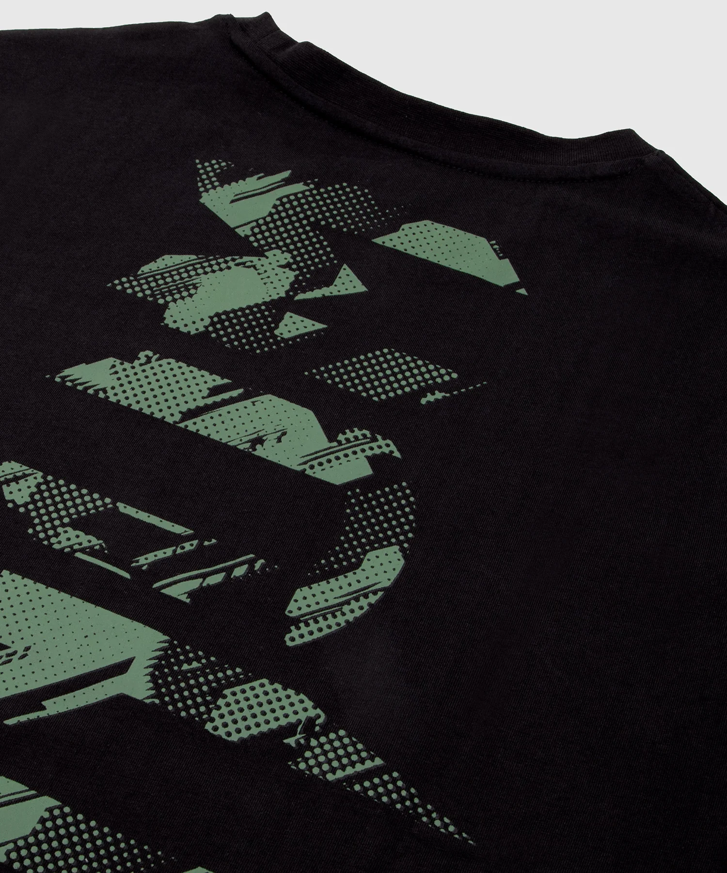 Venum Tecmo Giant T-Shirt - Schwarz/Khaki - Image 6
