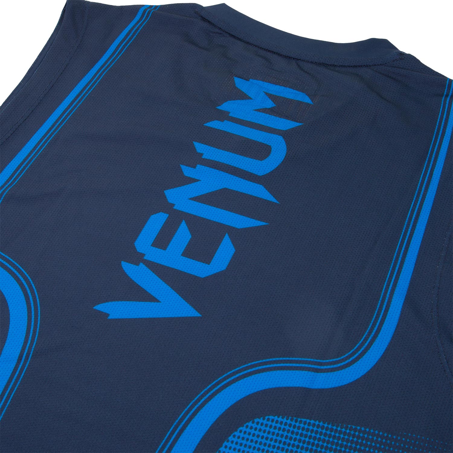 Venum Tempest 2.0 Dry Tech™ Tank Top - Schwarz/Weiß - Blau/Marineblau - Image 4