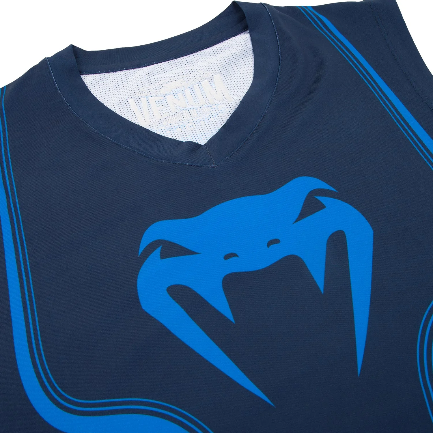 Venum Tempest 2.0 Dry Tech™ Tank Top - Schwarz/Weiß - Blau/Marineblau - Image 5