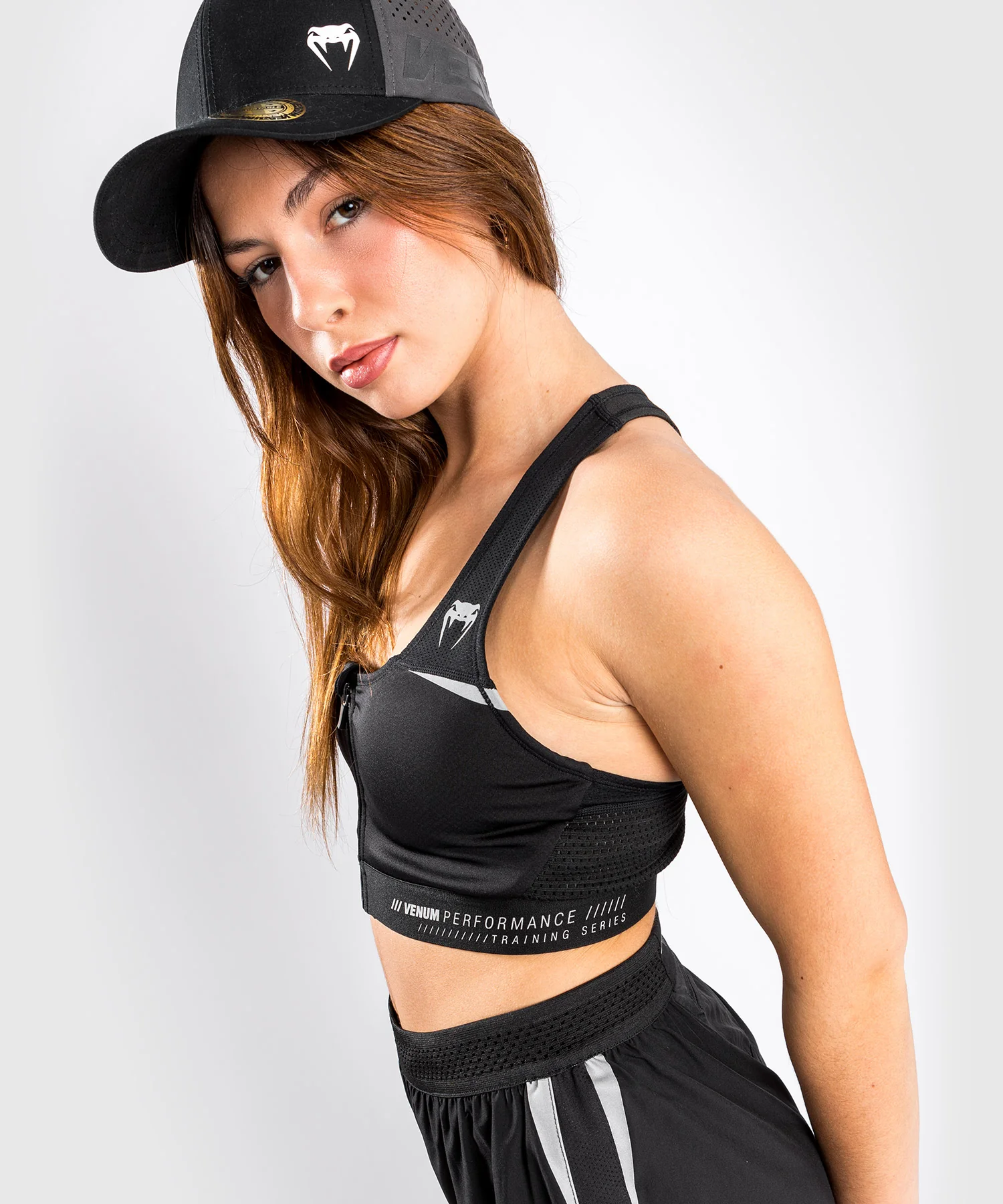 Venum Tempest 2.0 Sport-BH : Schwarz / Grau - Image 2