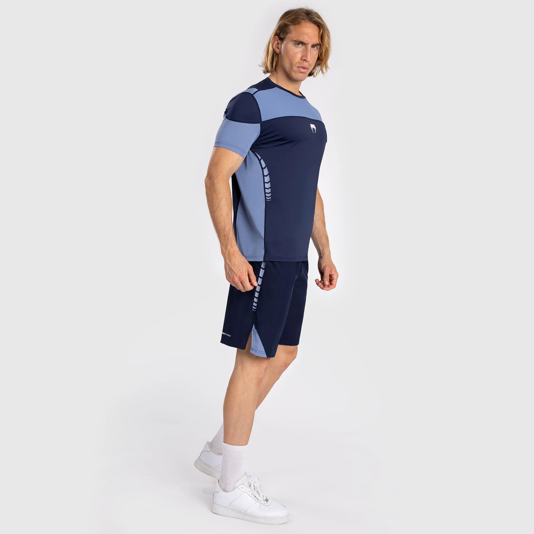Venum Tempest Herren Dry-Tech T-Shirt - Marineblau/Blau - Image 7