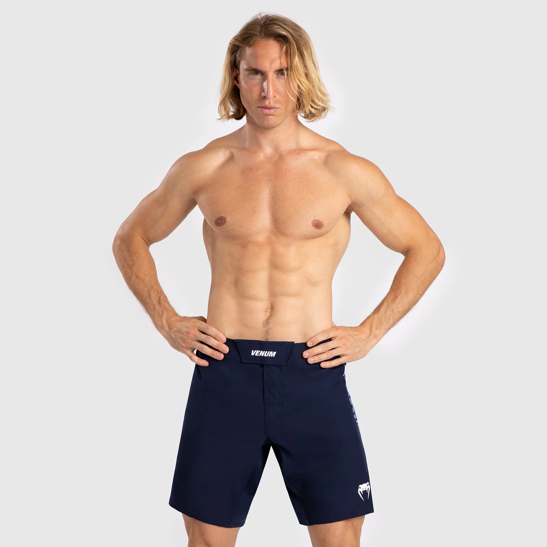 Venum Tempest Herren Kampfshorts - Marineblau/Blau