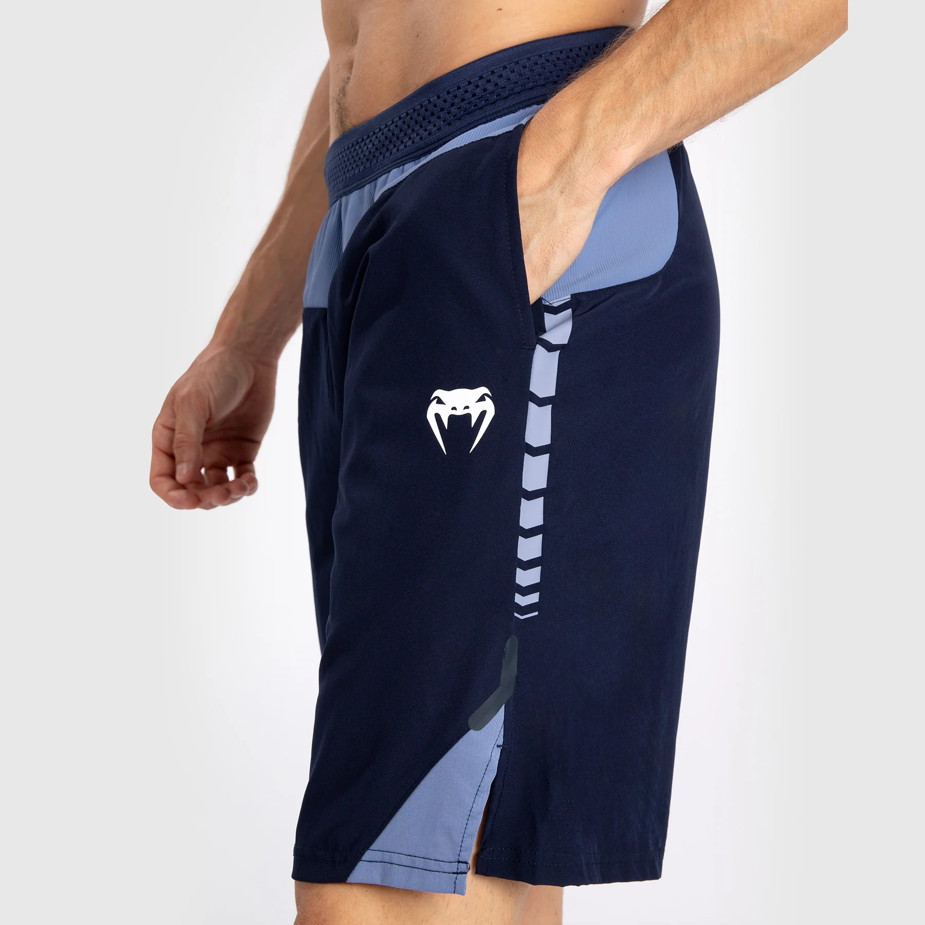 Venum Tempest Herren Trainingsshorts - Marineblau/Blau - Image 4
