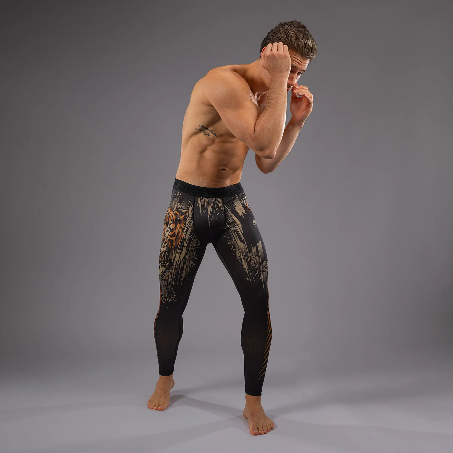 Venum Tiger Herren Spats - Schwarz/Neonorange