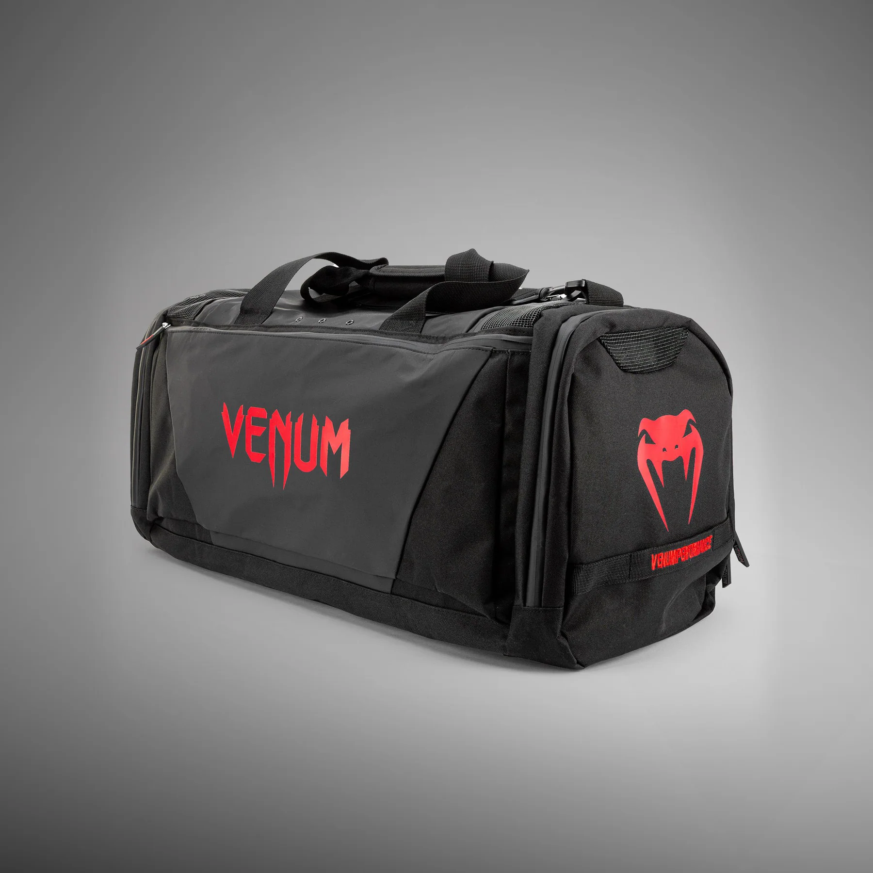 Venum Trainer Lite Evo-Sporttaschen - Schwarz/Rot - Image 5