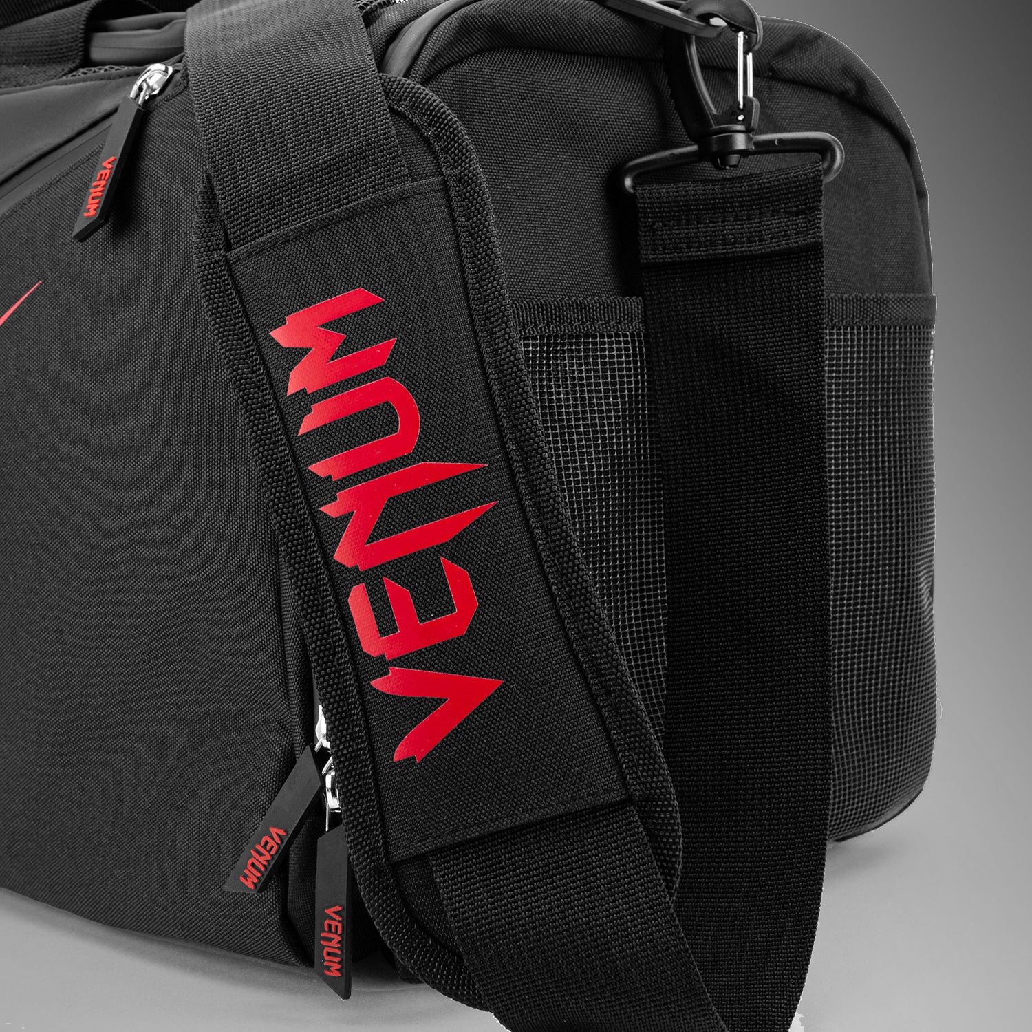 Venum Trainer Lite Evo-Sporttaschen - Schwarz/Rot - Image 8