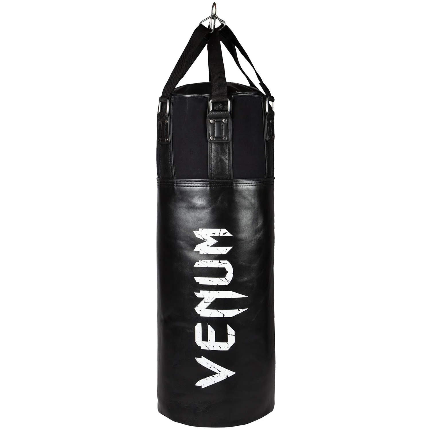 Venum Training Boxsack - Schwarz/Weiß - Ungefüllt - Image 2