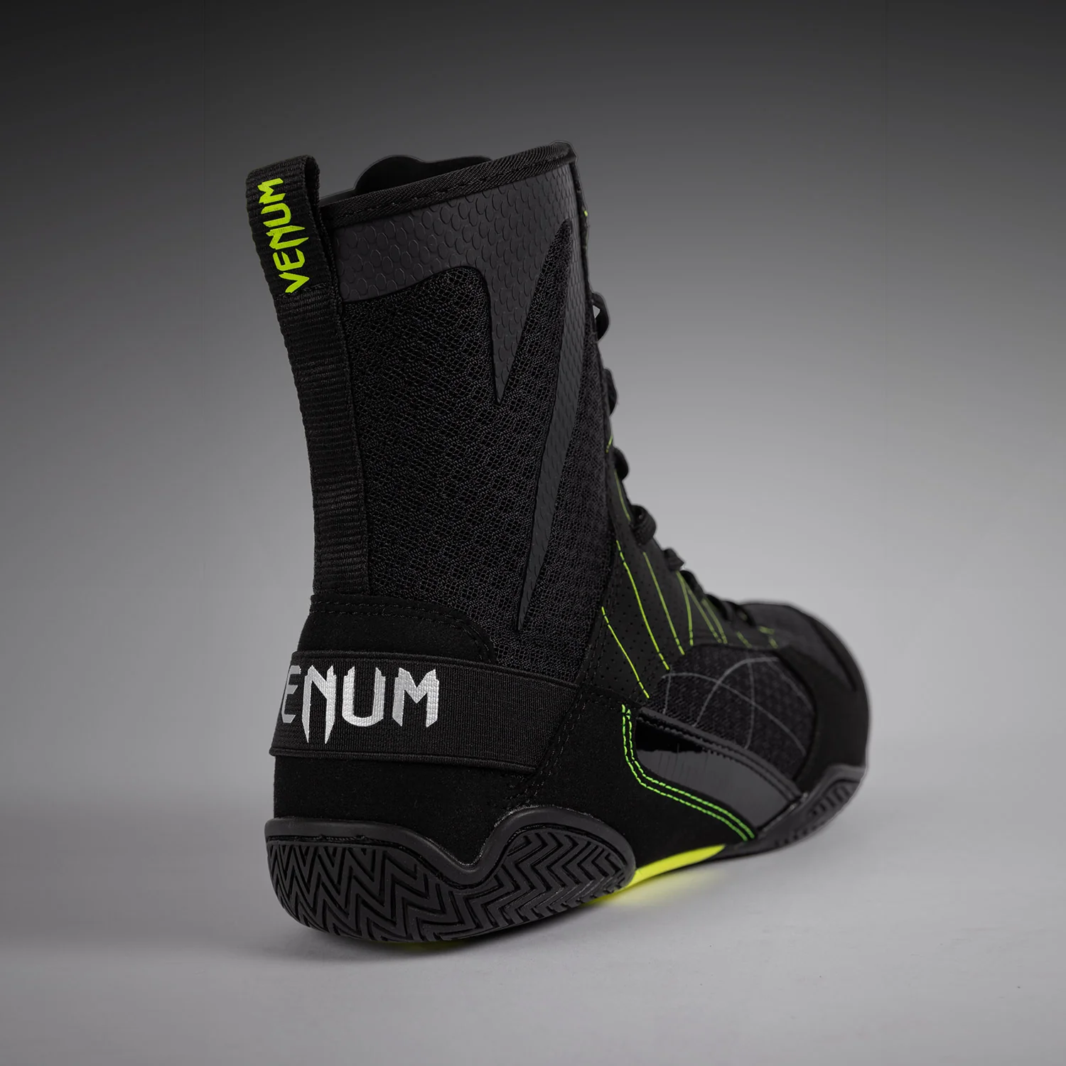 Venum Training Camp 4.0 Elite Boxing Schuhe - Schwarz/Neon Grün - Image 6