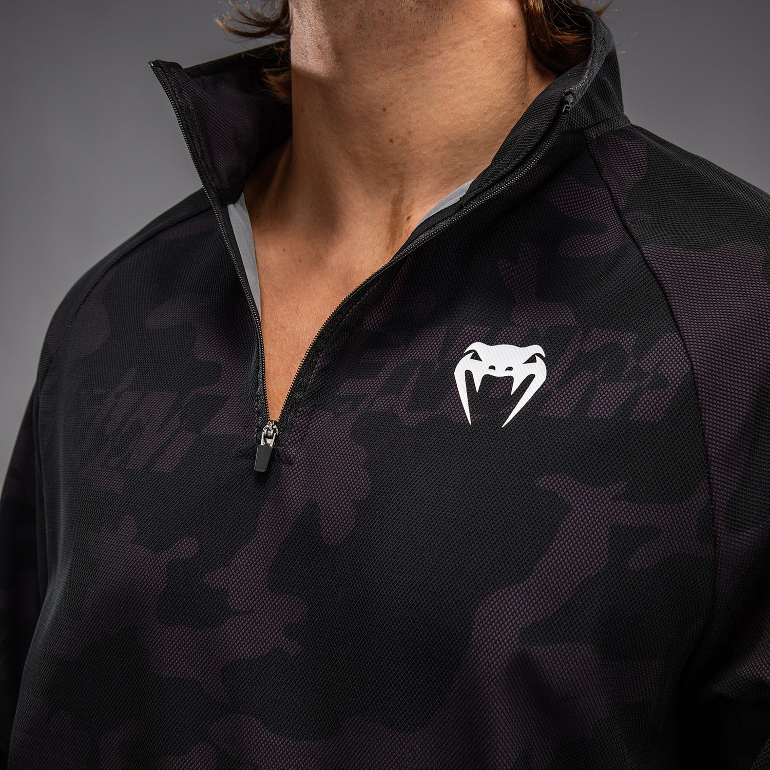 Venum Trooper Herren Trainingsanzug Jacke - Schwarz/Lila - Image 4