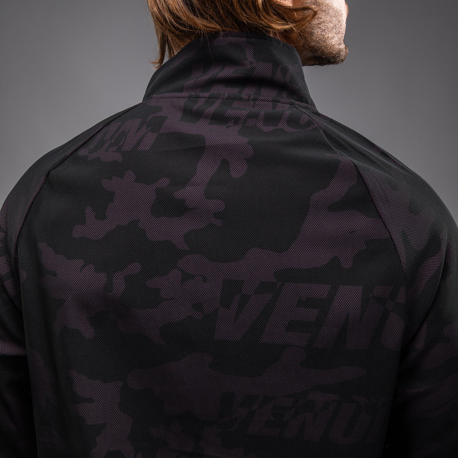 Venum Trooper Herren Trainingsanzug Jacke - Schwarz/Lila - Image 6
