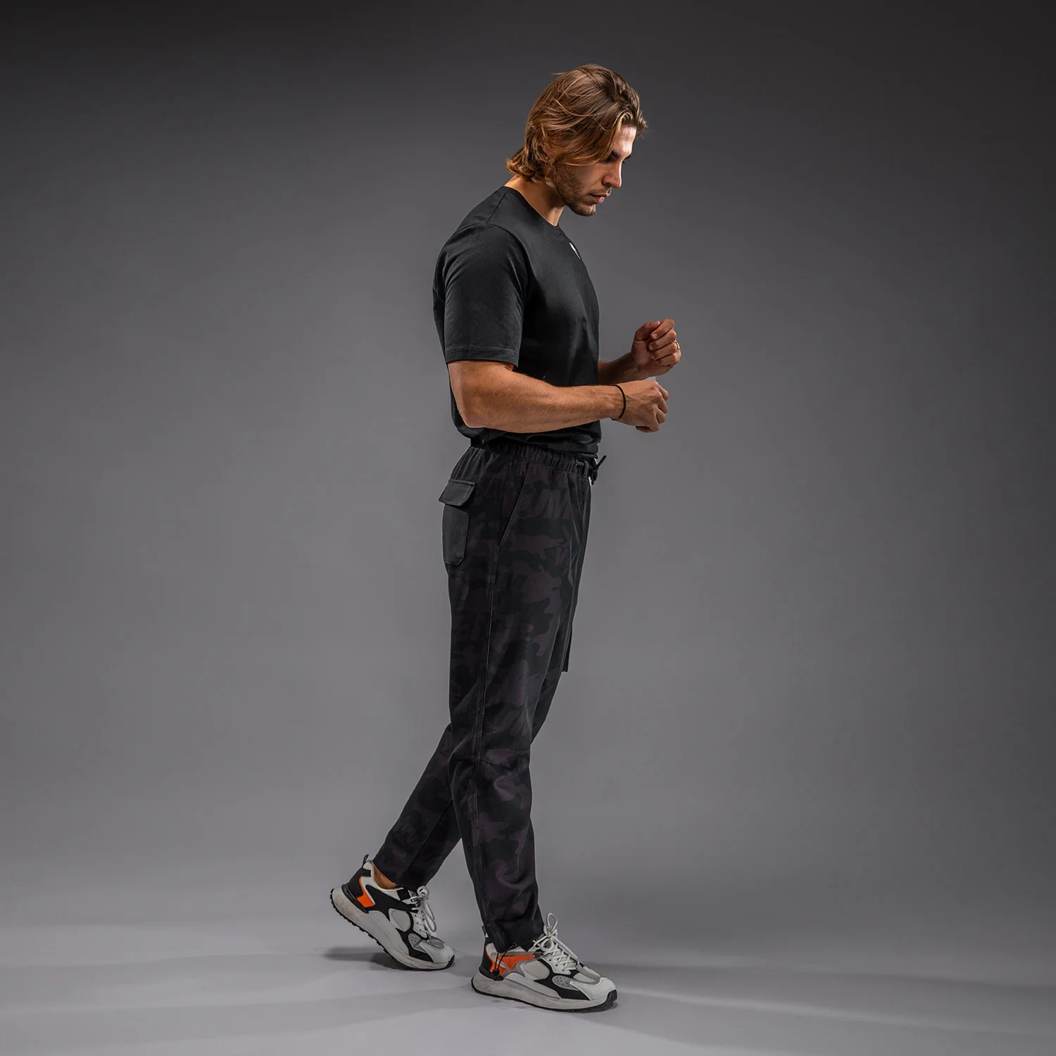 Venum Trooper Herren Trainingshose - Schwarz/Violett - Image 2