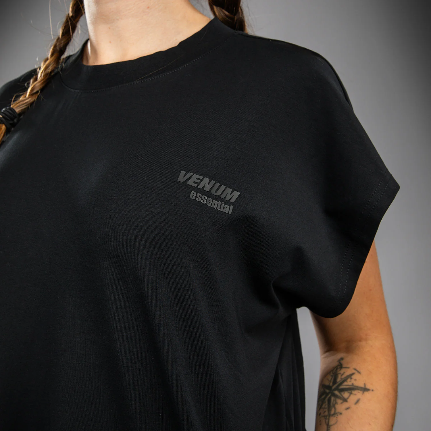 Venum Twilight Damen T-Shirt - Schwarz - Image 5
