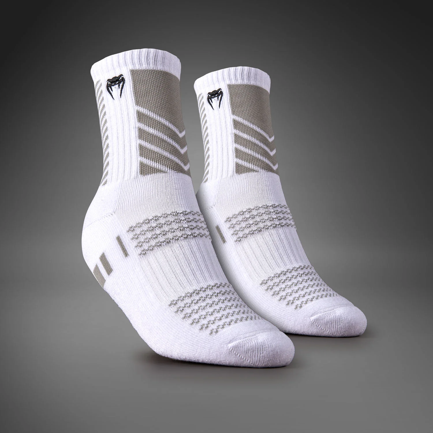 Venum Vector Crew-Socken 3er Pack - Weiß/Grau - Image 2
