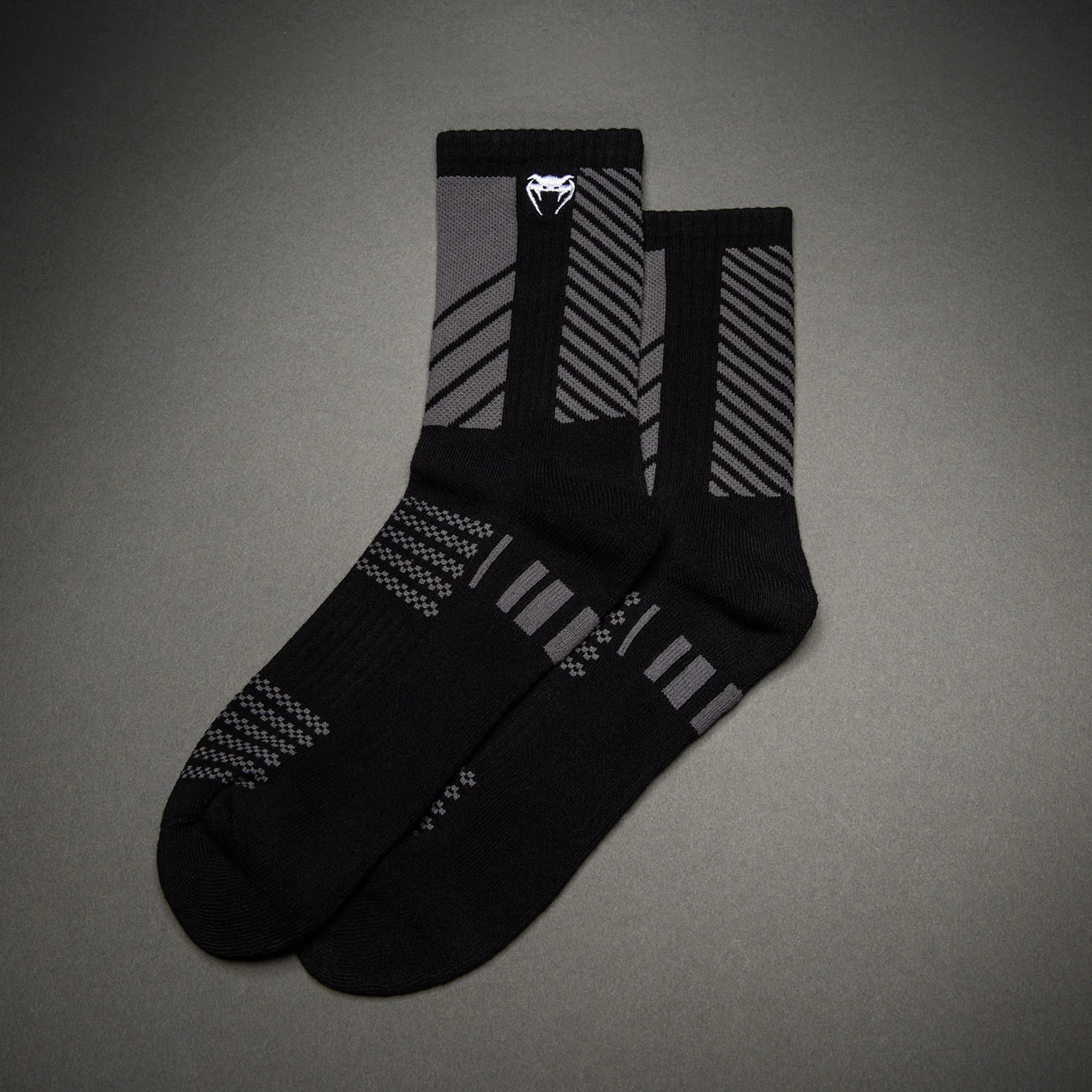 Venum Vector Crew-Socken - Schwarz/Grau