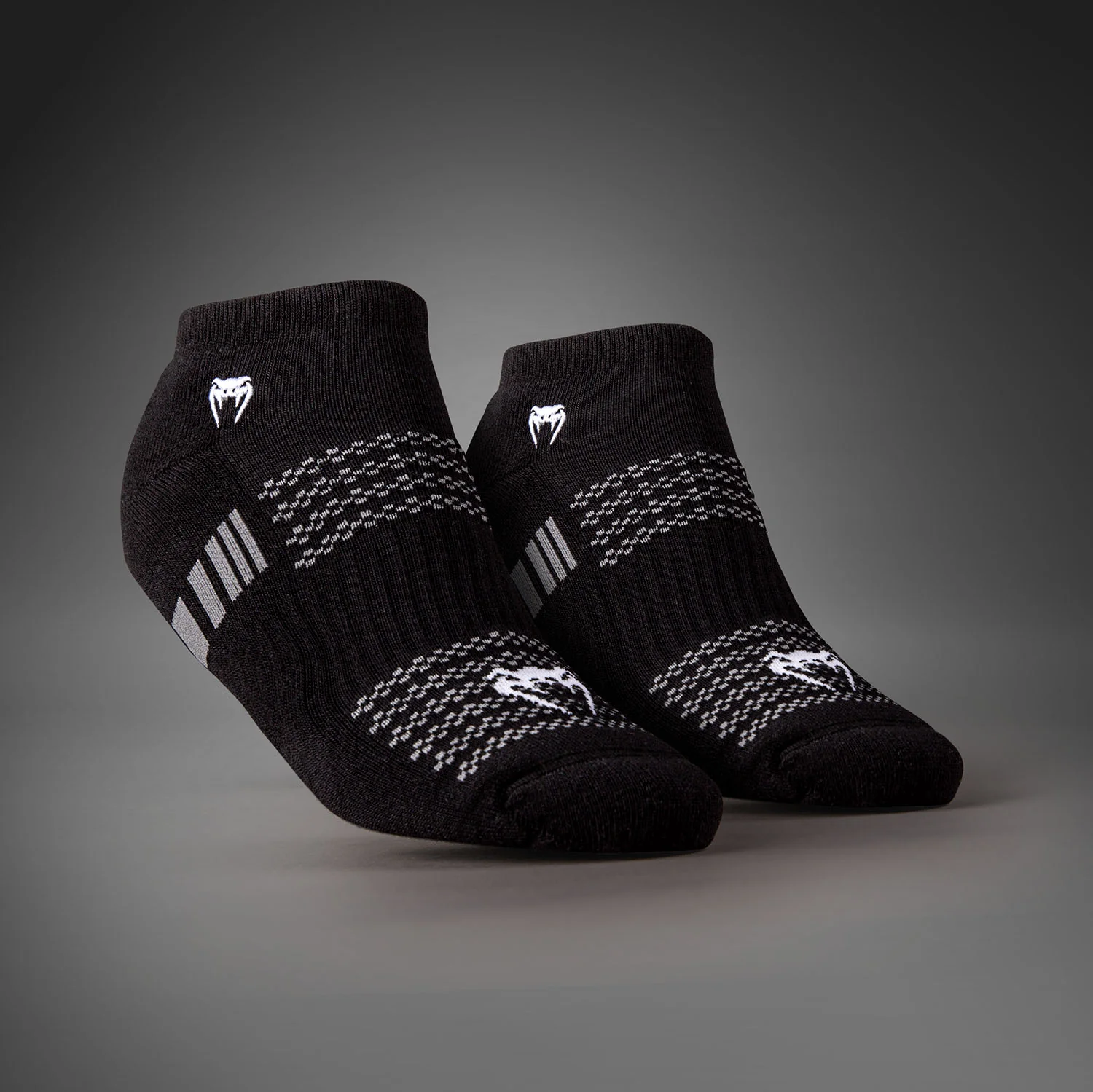 Venum Vector Invisible Socken 3er Pack - Schwarz/Grau - Image 2