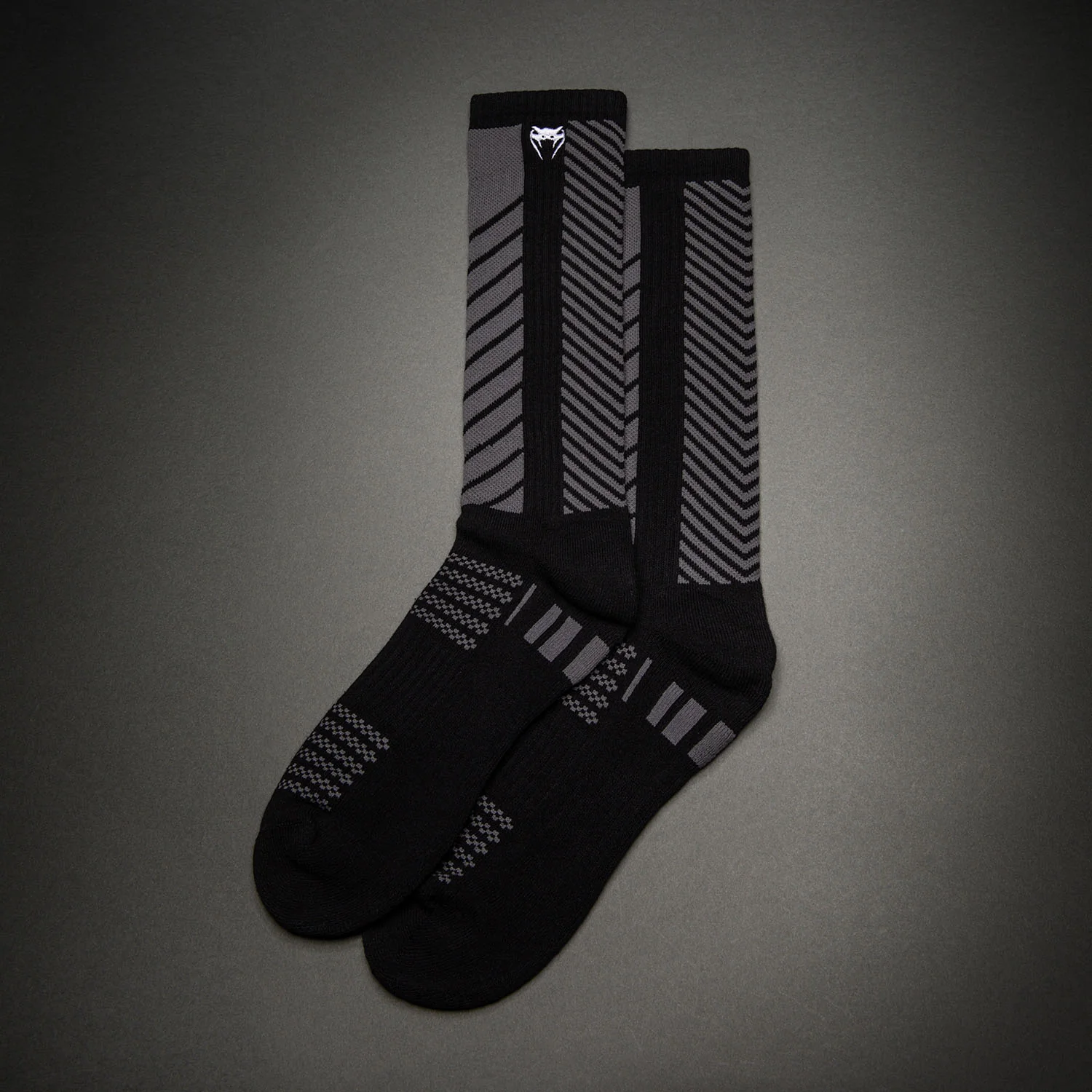 Venum Vector Crew-Socken - Schwarz/Grau