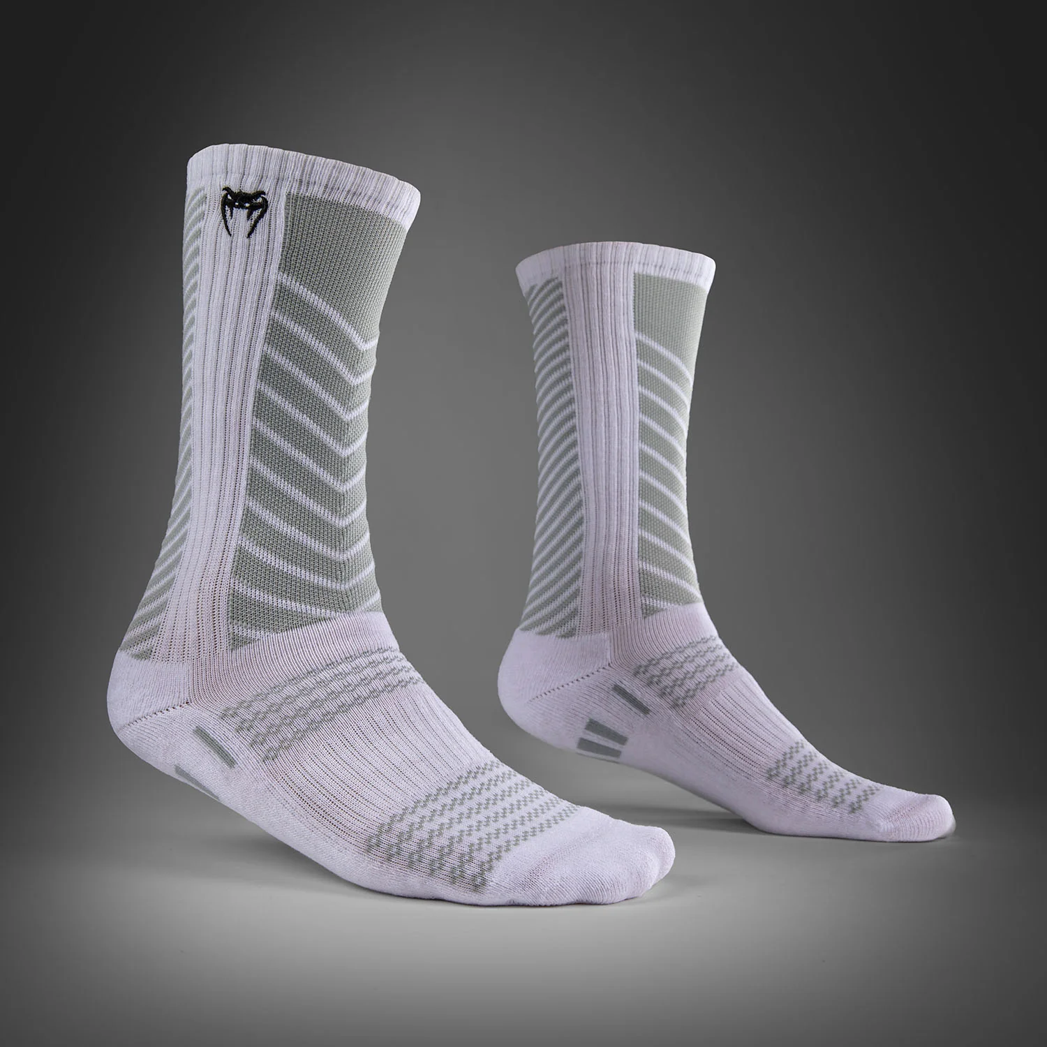 Venum Vector Crew-Socken - Weiß/Grau - Image 2