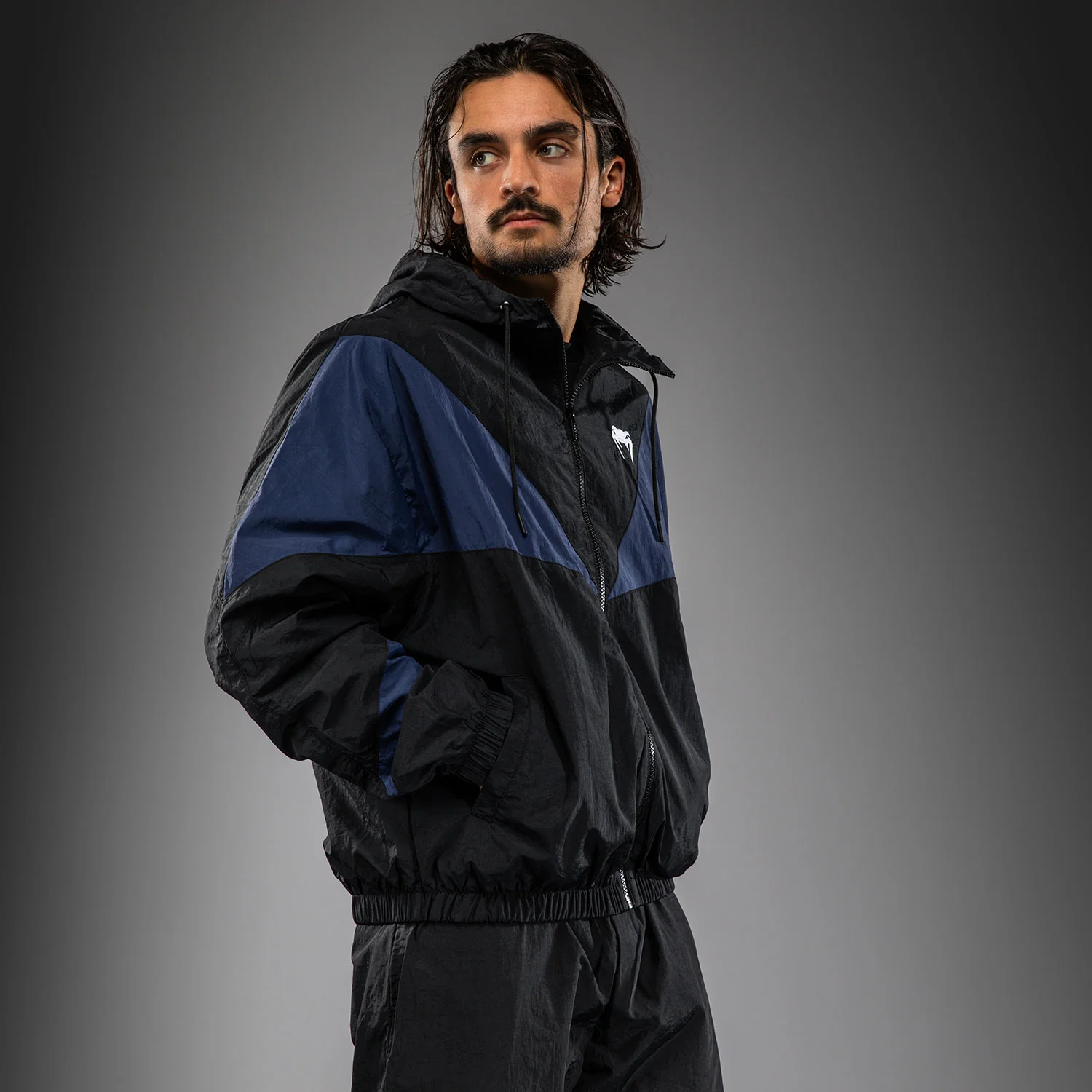 Venum Vectra Trackjacke - Schwarz/Blau - Image 2