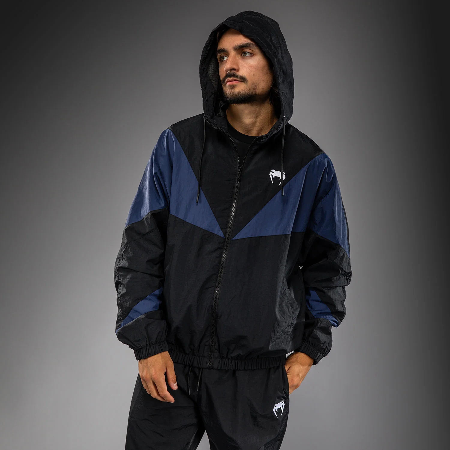 Venum Vectra Trackjacke - Schwarz/Blau - Image 4