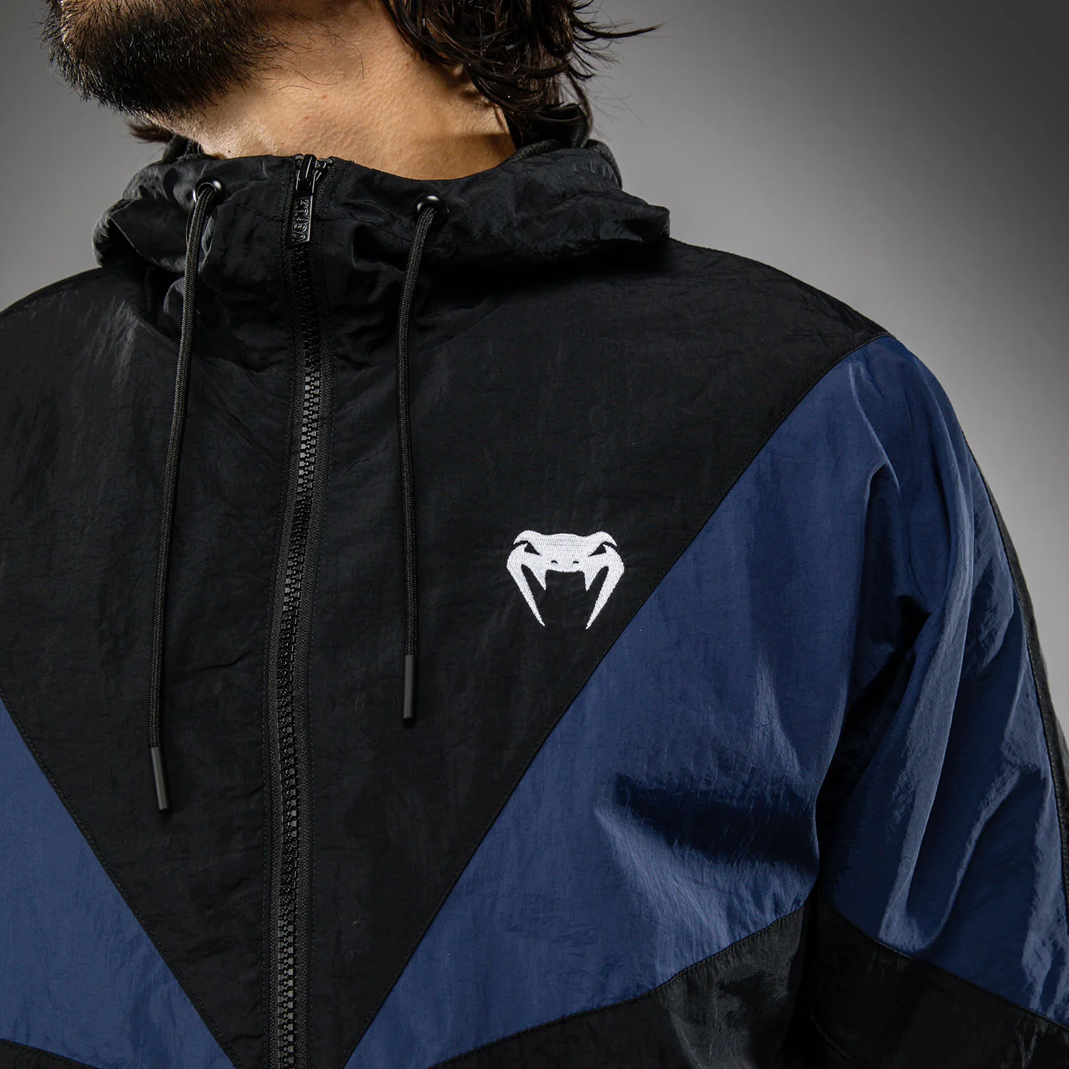 Venum Vectra Trackjacke - Schwarz/Blau - Image 6