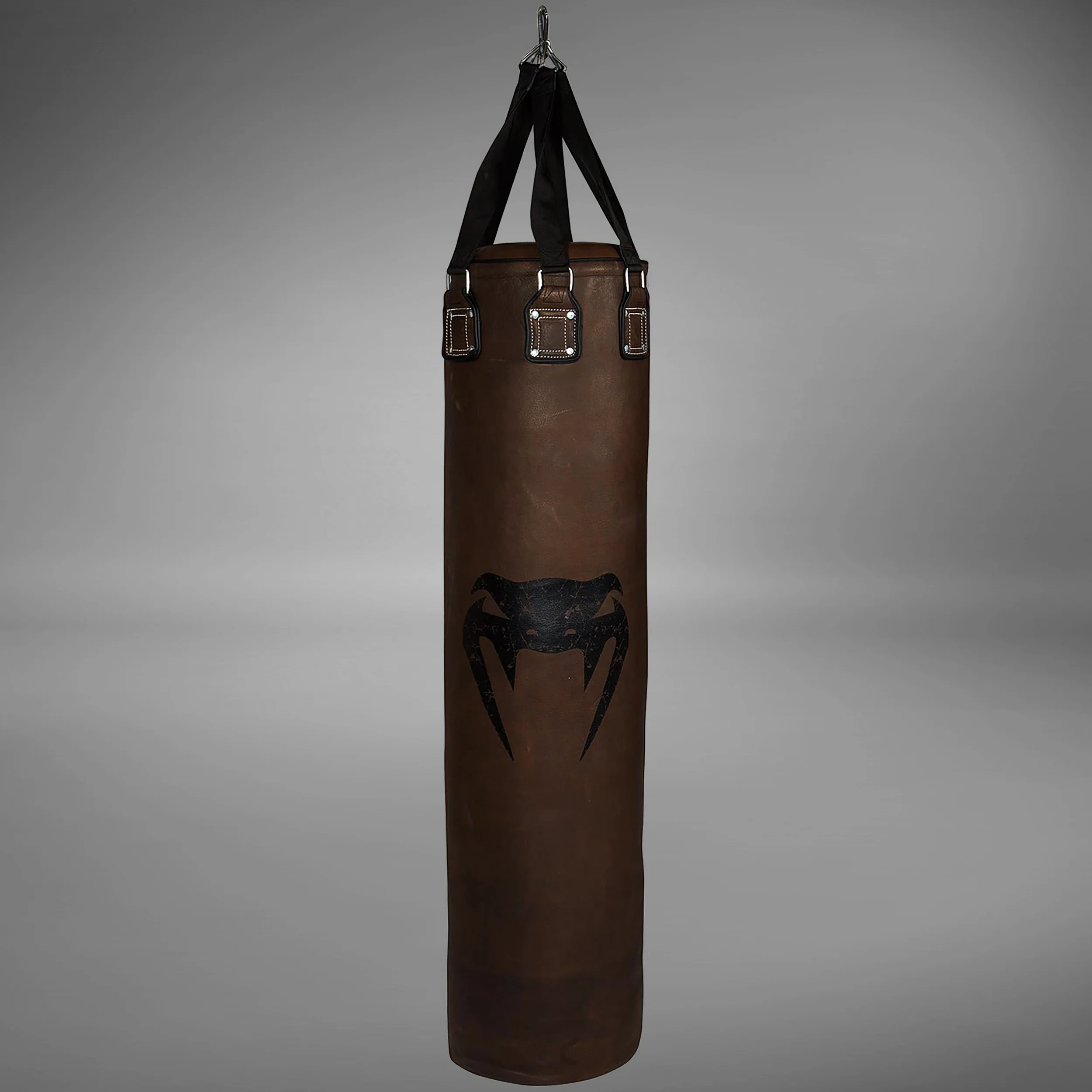 Venum Vintage Boxsack - Braun - Gefüllt - Rindsleder