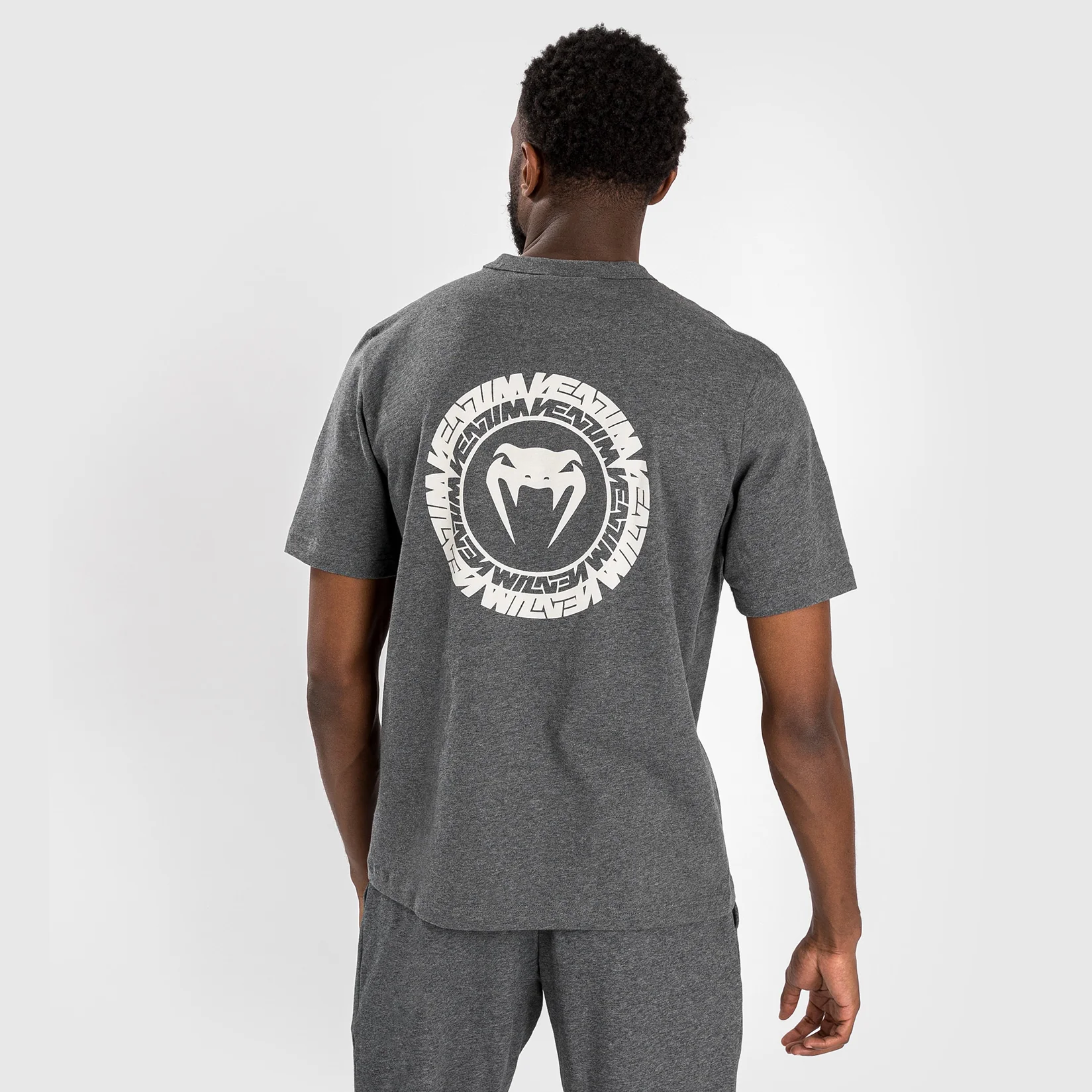 Venum Vortex XL Herren T-Shirt - Dunkelgrau Meliert - Image 3