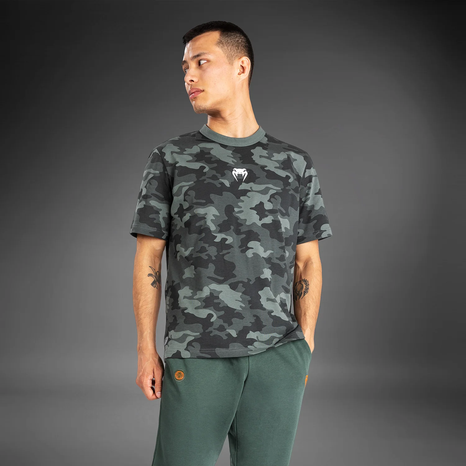 Venum Vortex XL Herren T-Shirt - Khaki Camo