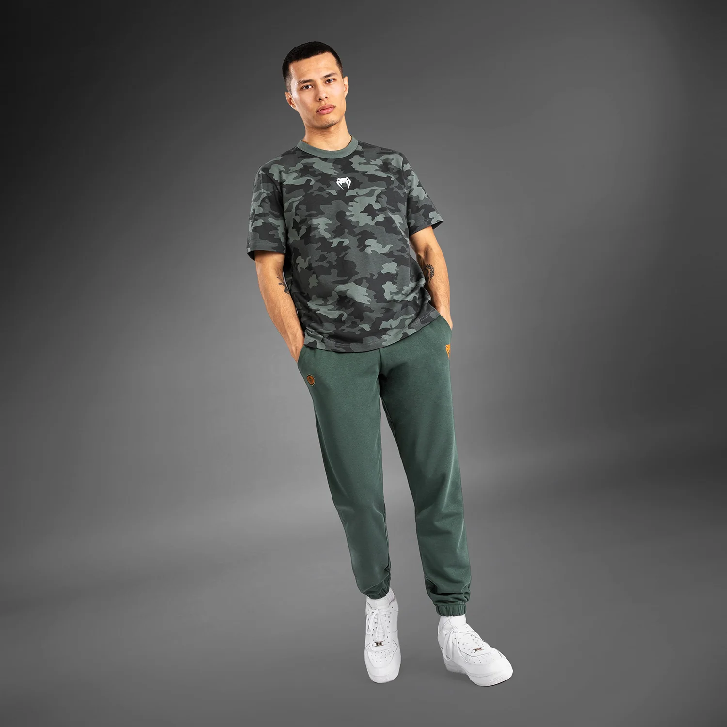 Venum Vortex XL Herren T-Shirt - Khaki Camo - Image 3