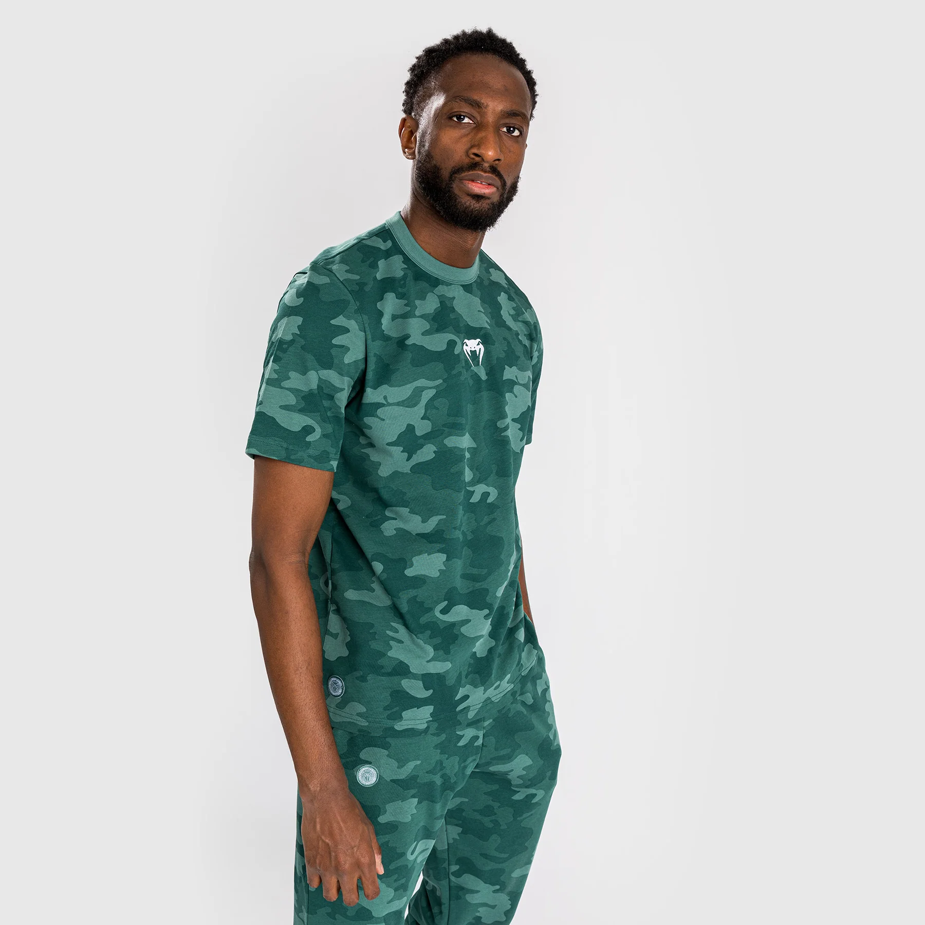 Venum Vortex XL Herren T-Shirt - Türkis Camo - Image 2