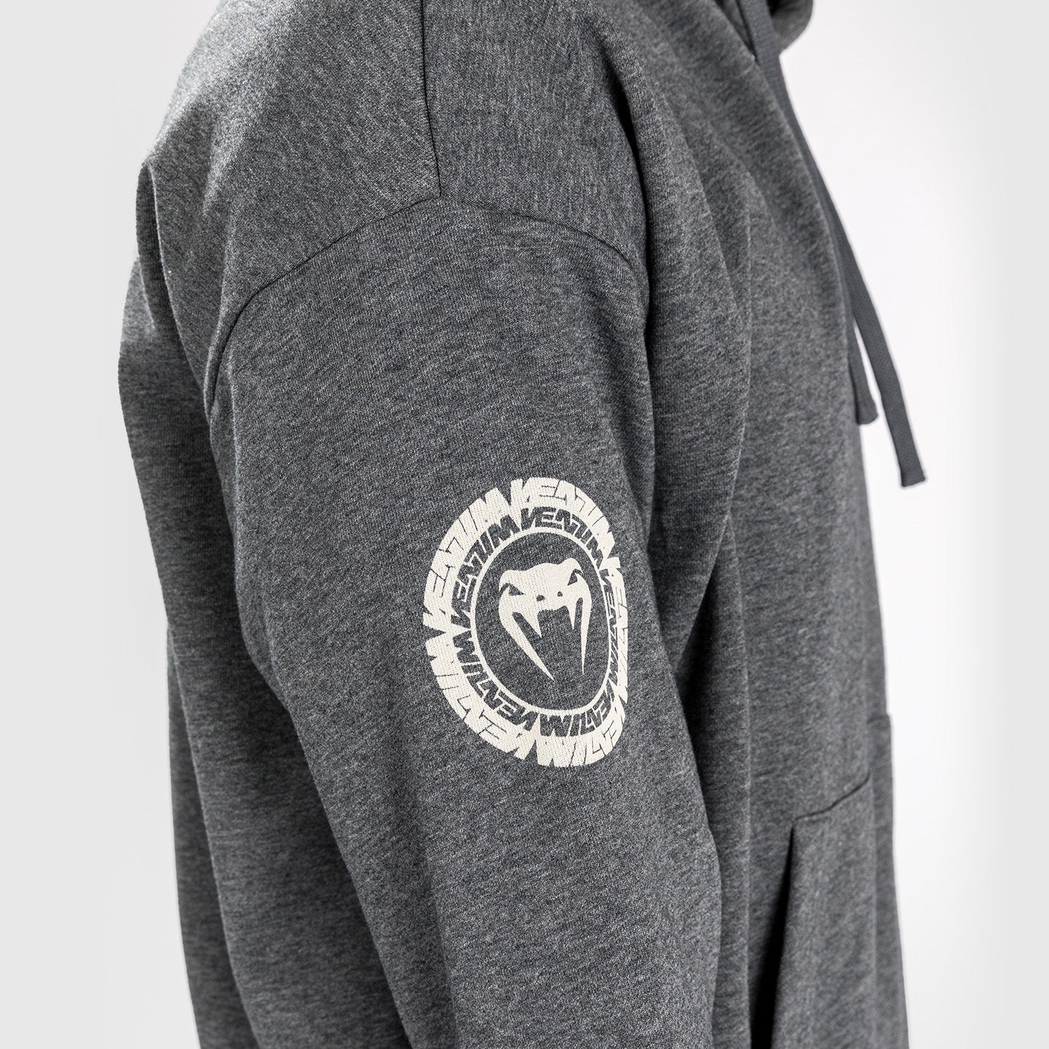 Venum Vortex XL Lite Herren Hoodie - Dunkel Heather Grau - Image 6