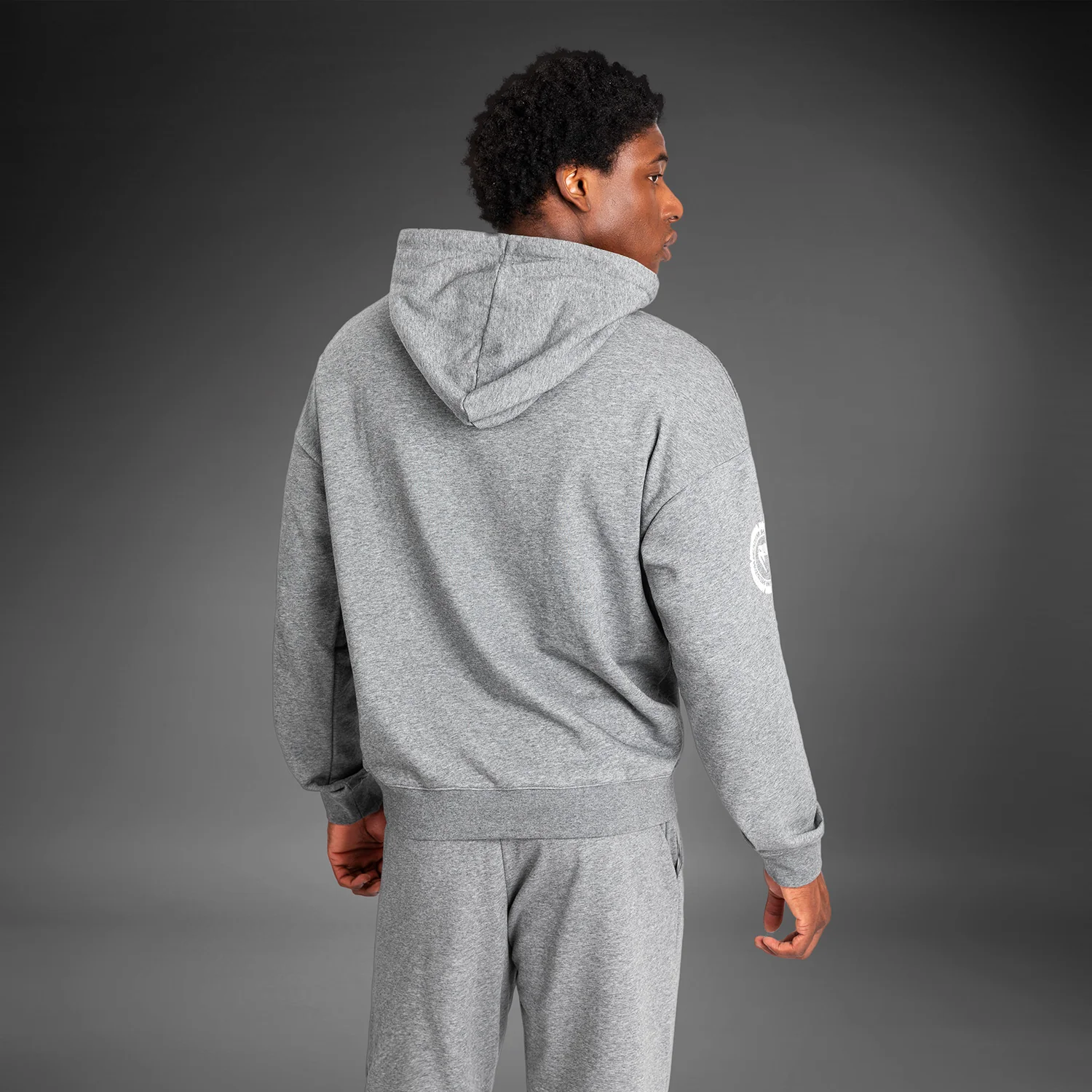 Venum Vortex XL Lite Herren Hoodie - Helles Heather Grau - Image 3