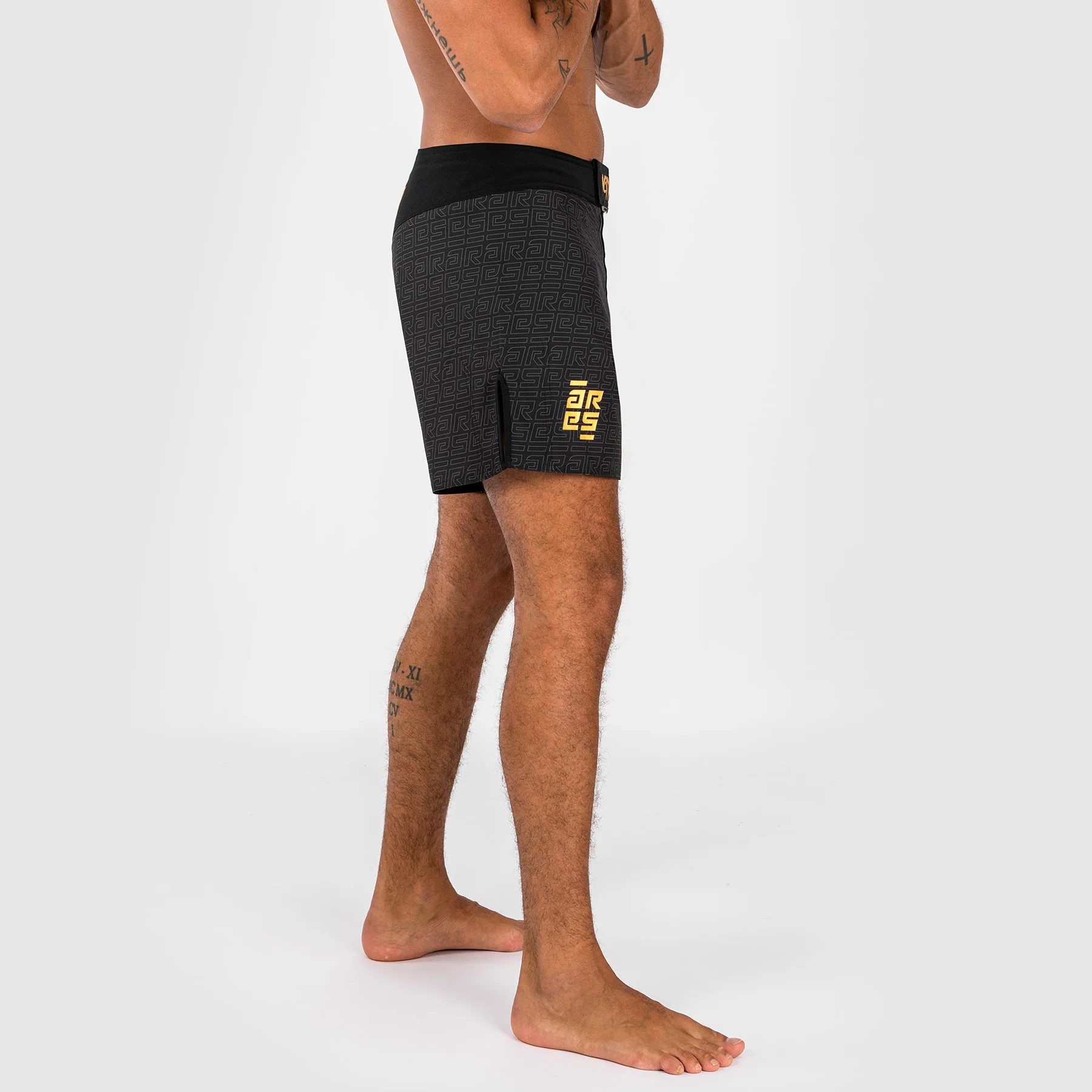 Venum x Ares Herren Kampfhosen - Schwarz/Gold - Image 6