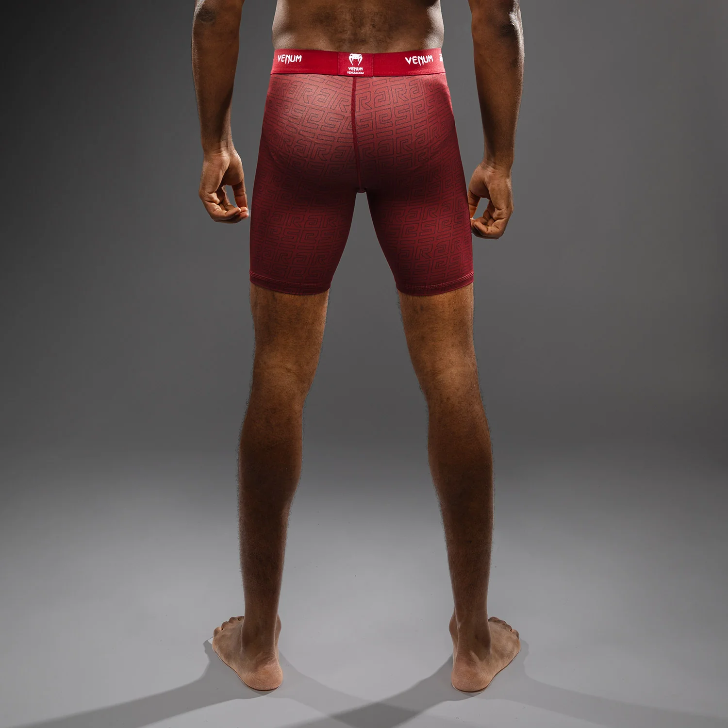 Venum x Ares Herren Vale Tudo Shorts - Burgunder - Image 2