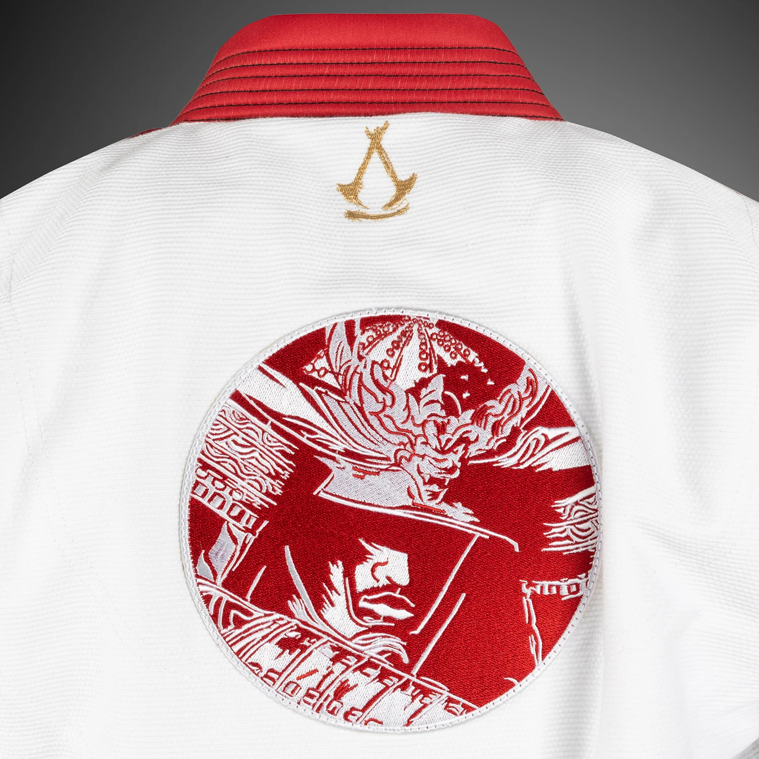 Venum x Assassin’s Creed Shadows BJJ Gi - Weiß/Rot - Image 7