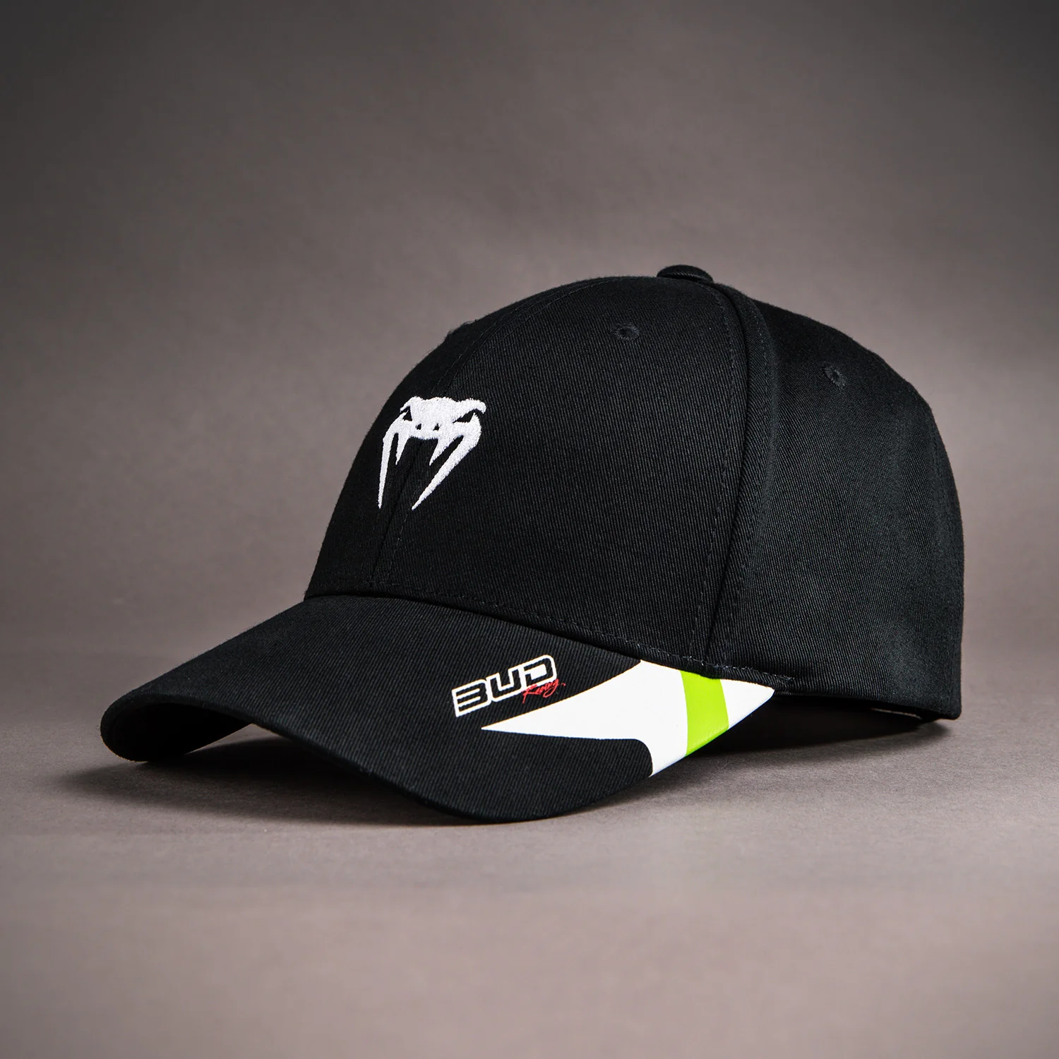 Venum x Bud Racing Kappe - Schwarz/Weiß/Limettengrün - Image 3
