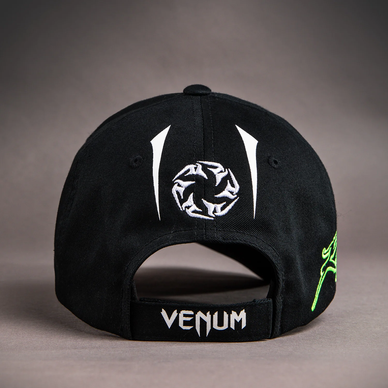 Venum x Bud Racing Kappe - Schwarz/Weiß/Limettengrün - Image 4