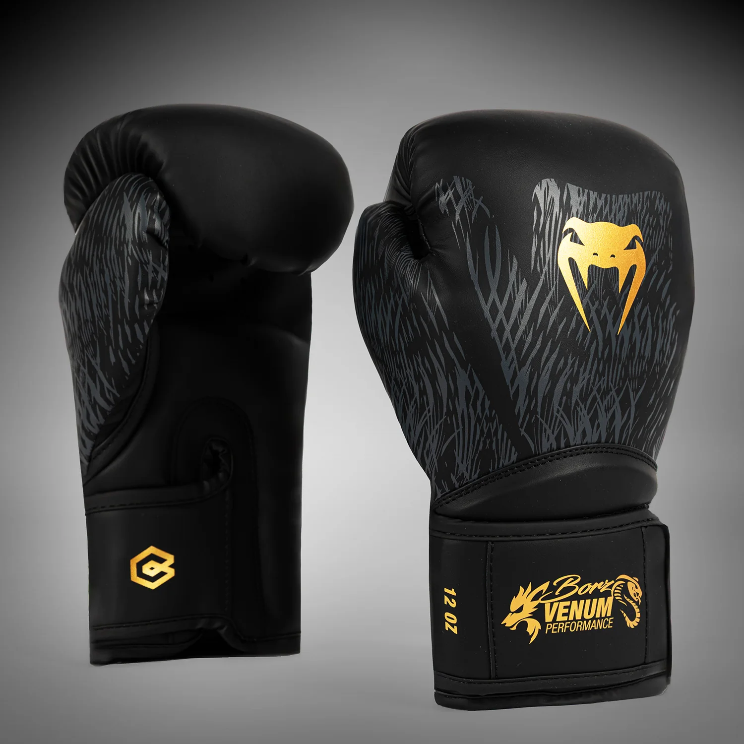 Venum x Chimaev Boxhandschuhe - Schwarz/Grau