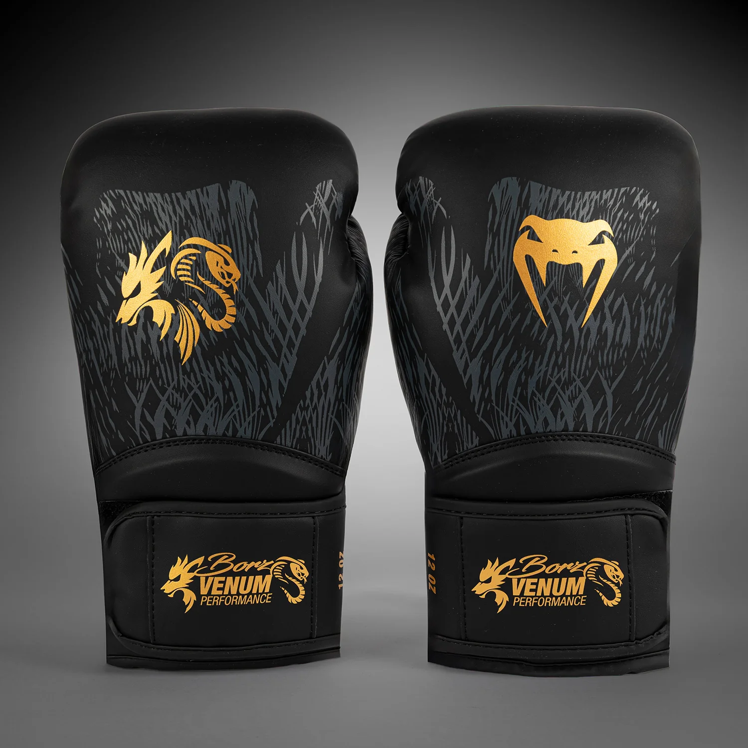 Venum x Chimaev Boxhandschuhe - Schwarz/Grau - Image 3