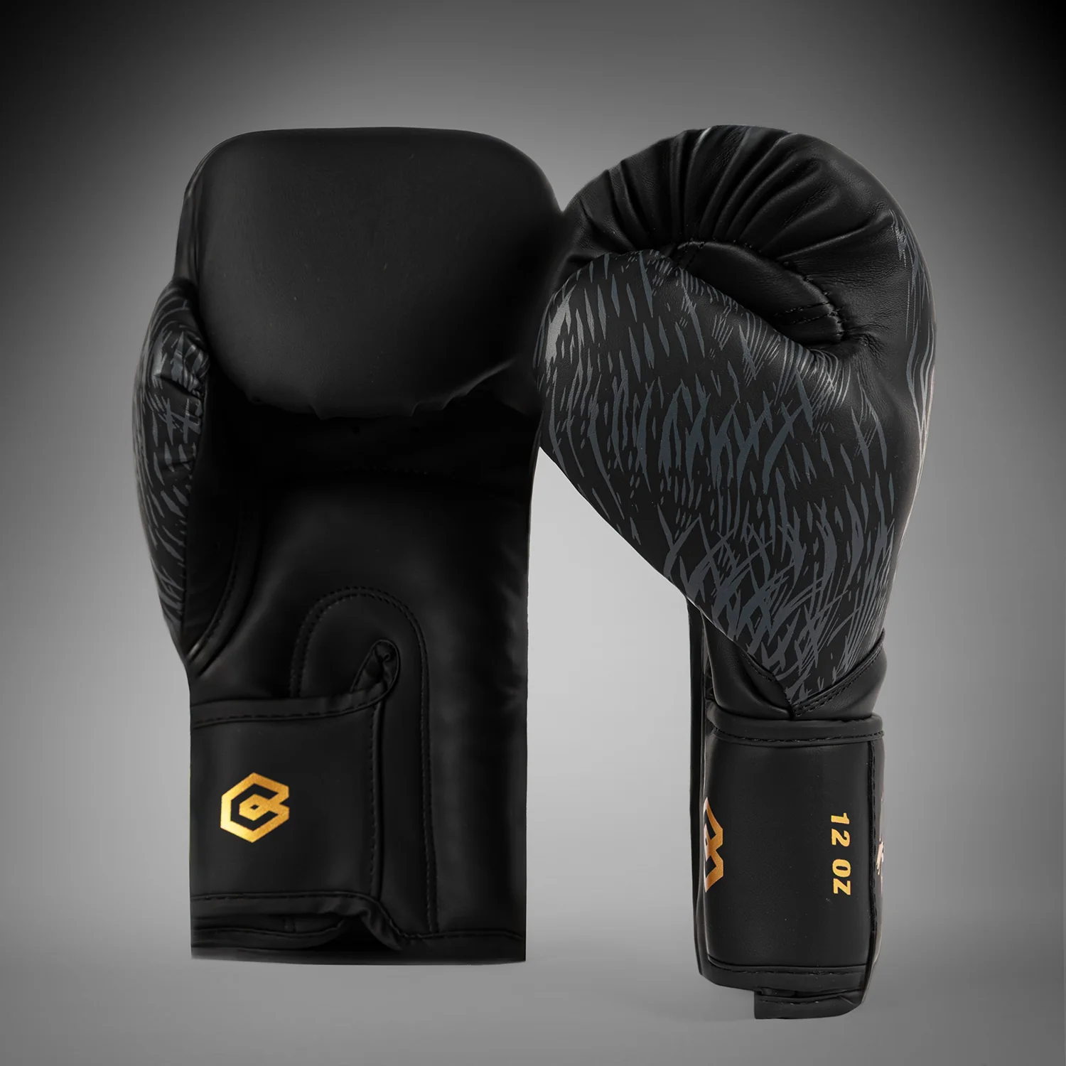 Venum x Chimaev Boxhandschuhe - Schwarz/Grau - Image 4