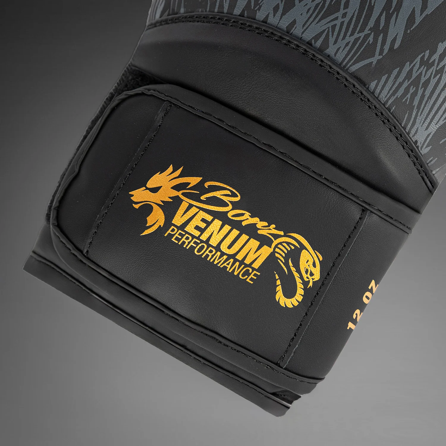 Venum x Chimaev Boxhandschuhe - Schwarz/Grau - Image 5